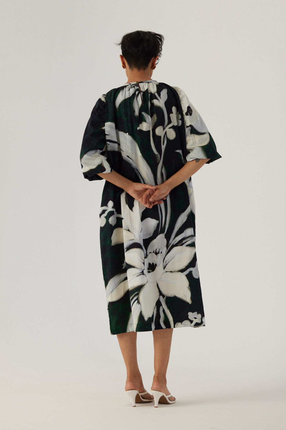 Chicory Black Midi Dress