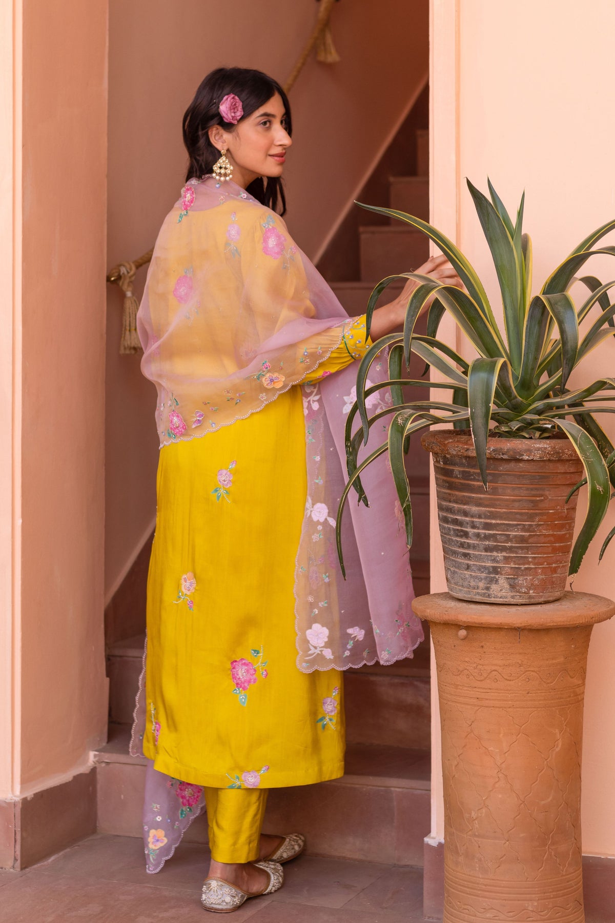 Freya Panelled Kurta Set
