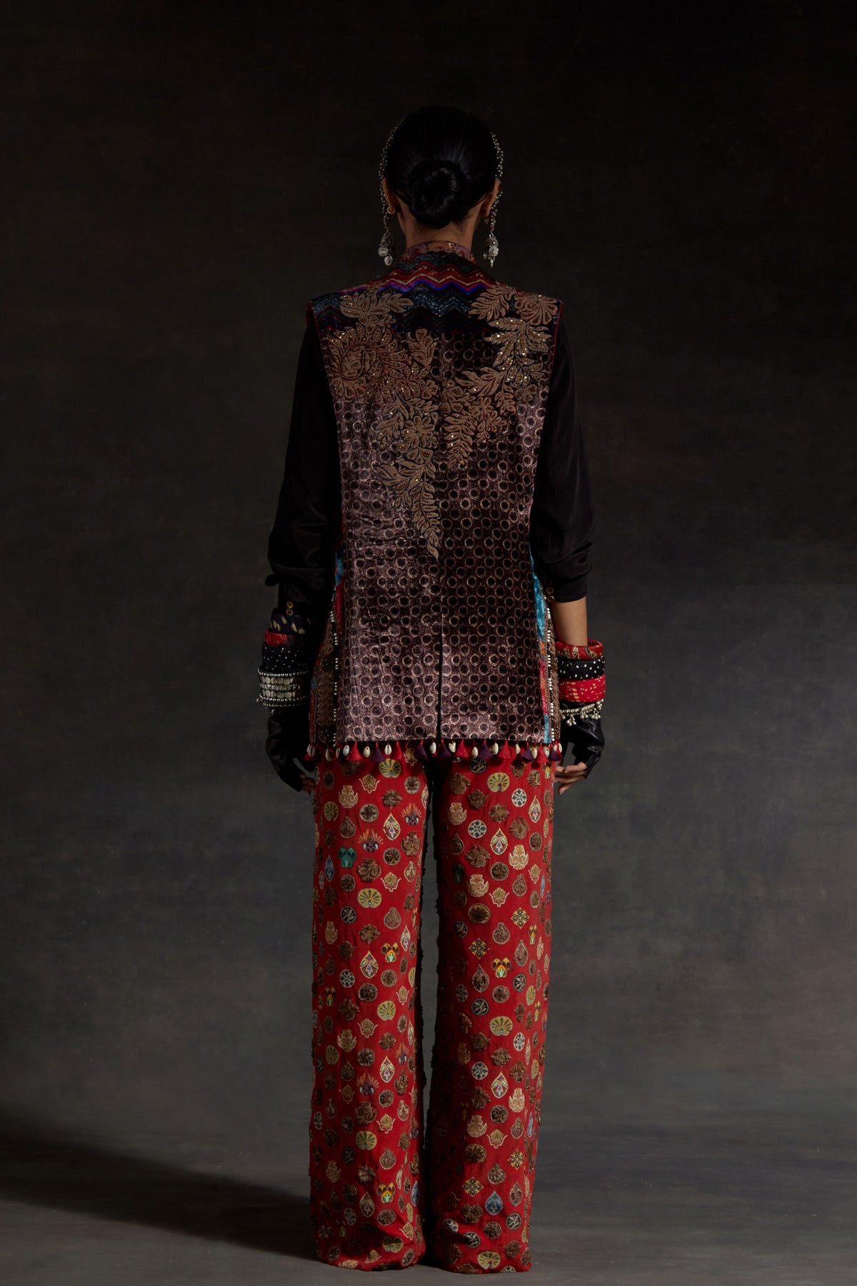 Ruhi Multicolor Jacket Set