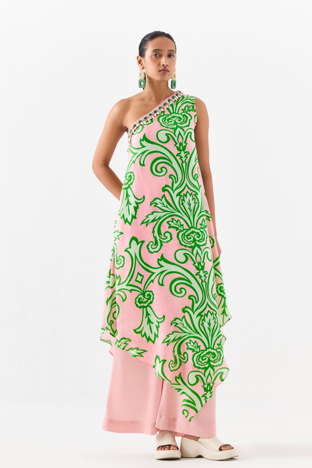 La Paz One Shoulder Tunic Set
