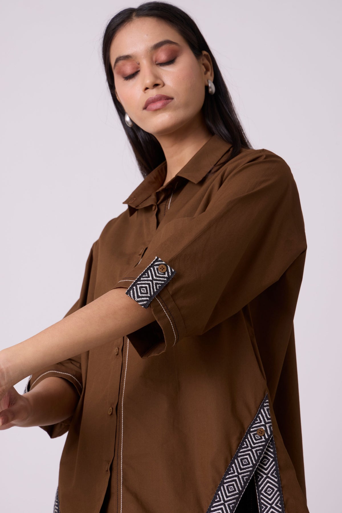 Doris Olive Brown Shirt