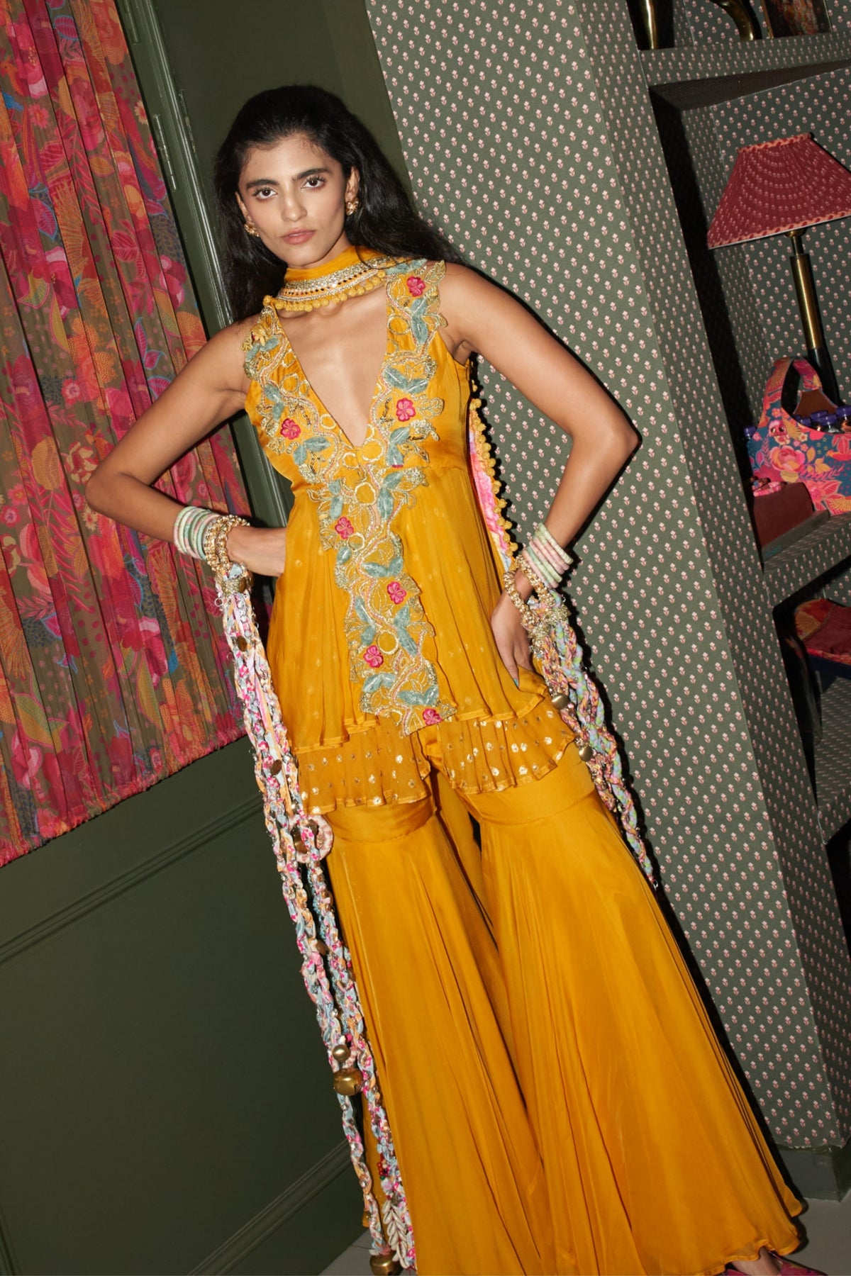 Marigold Merry Mingle Sharara Set