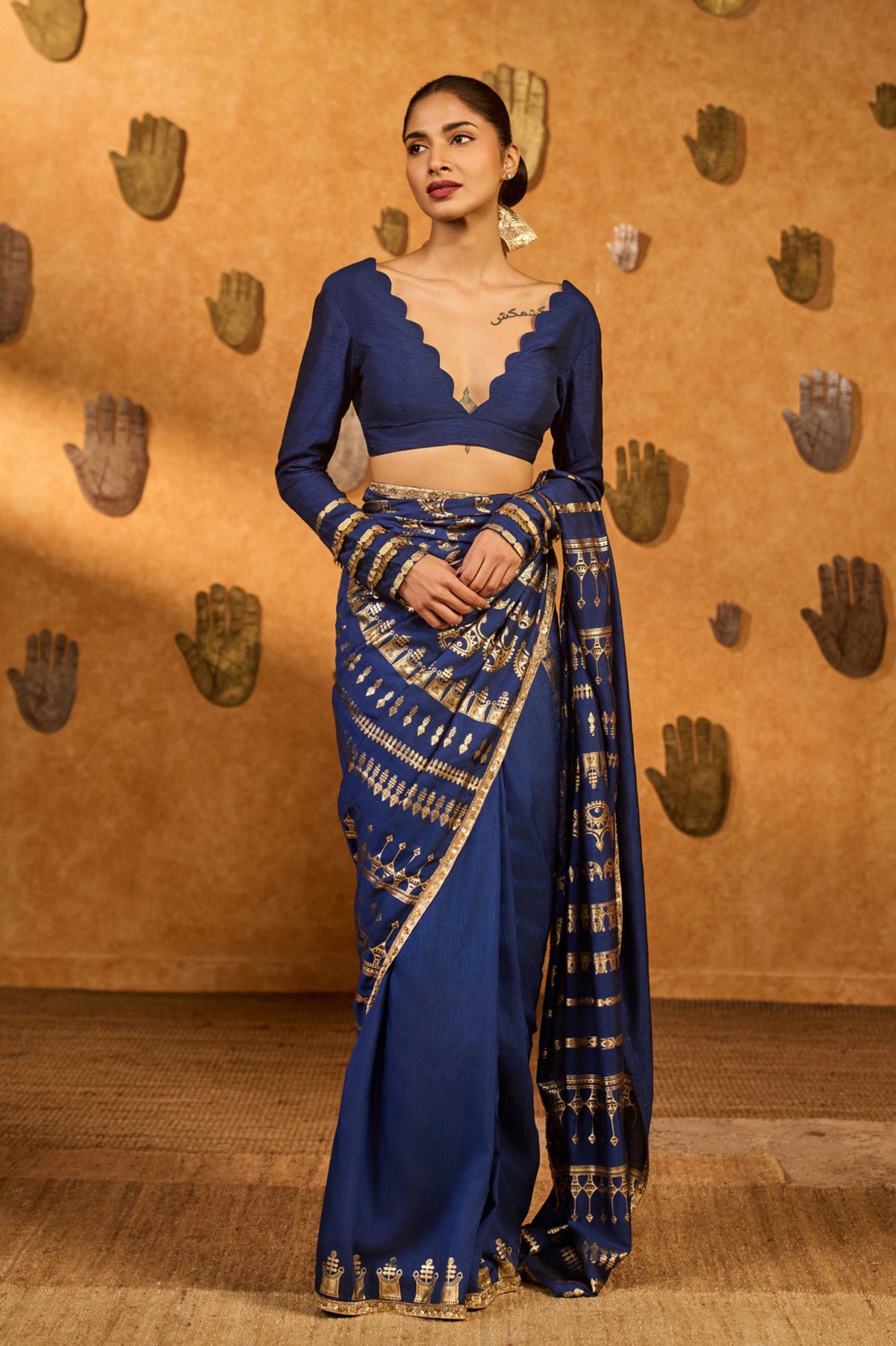 Sapphire Midas Touch Saree