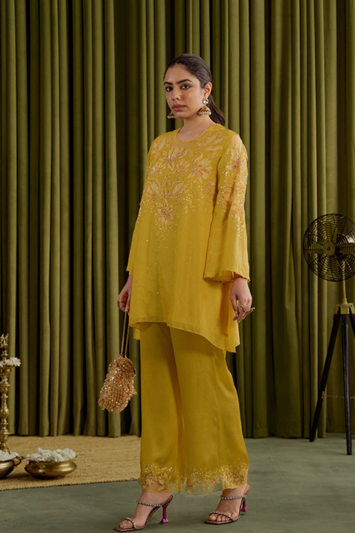 Mango Embroidered Kurta