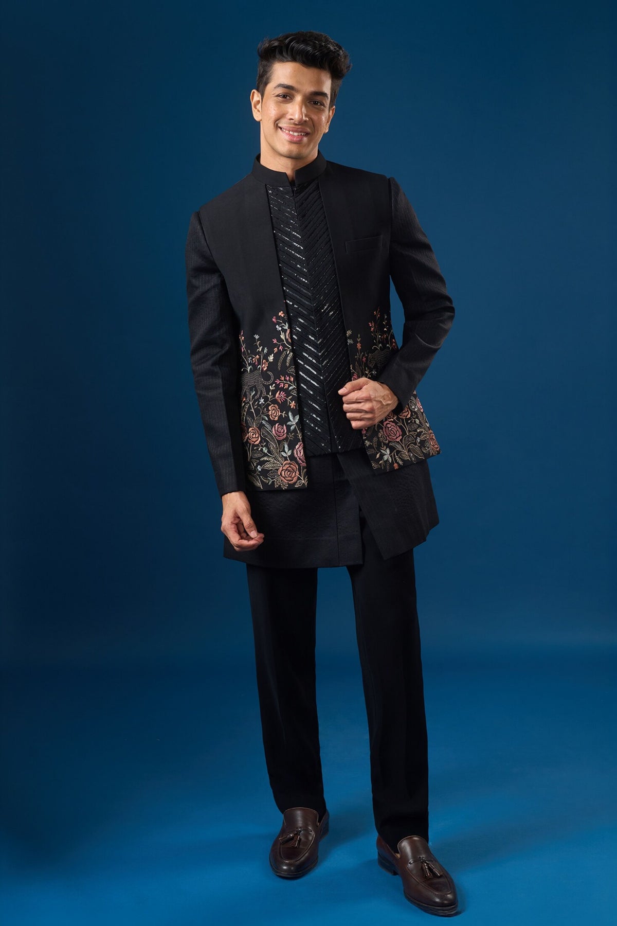 Coal Fauna Kurta-bundi Set