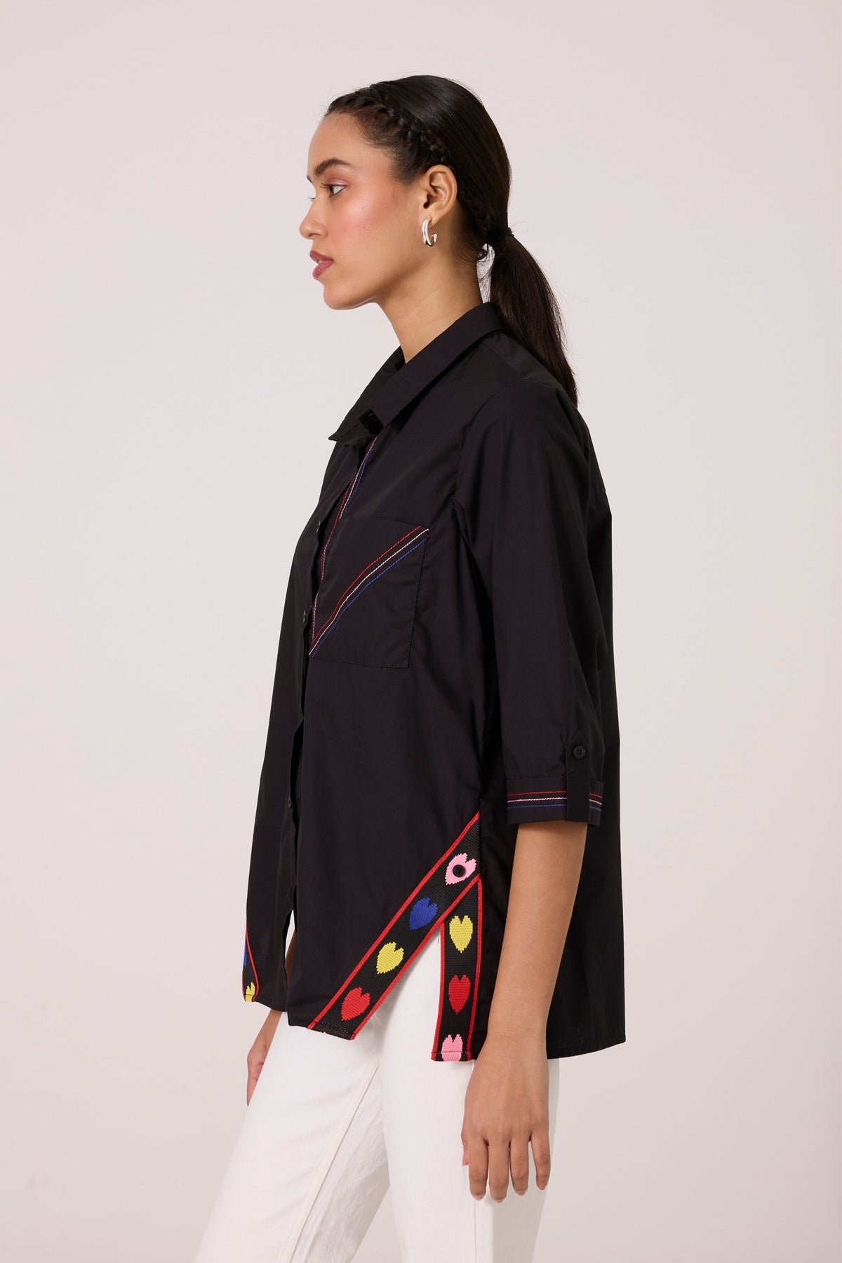 Doris Black Shirt