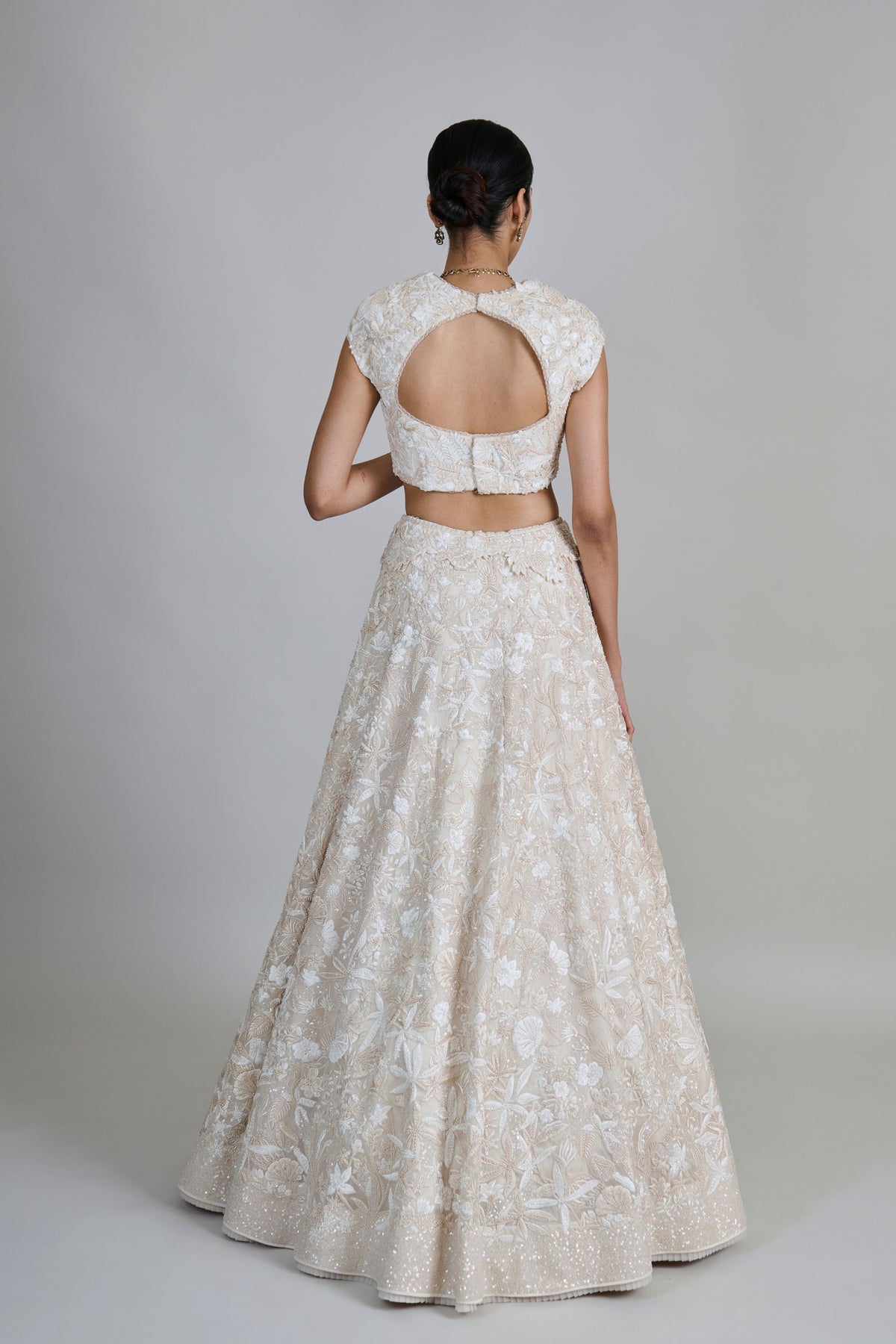 Emma Ivory Lehenga Set