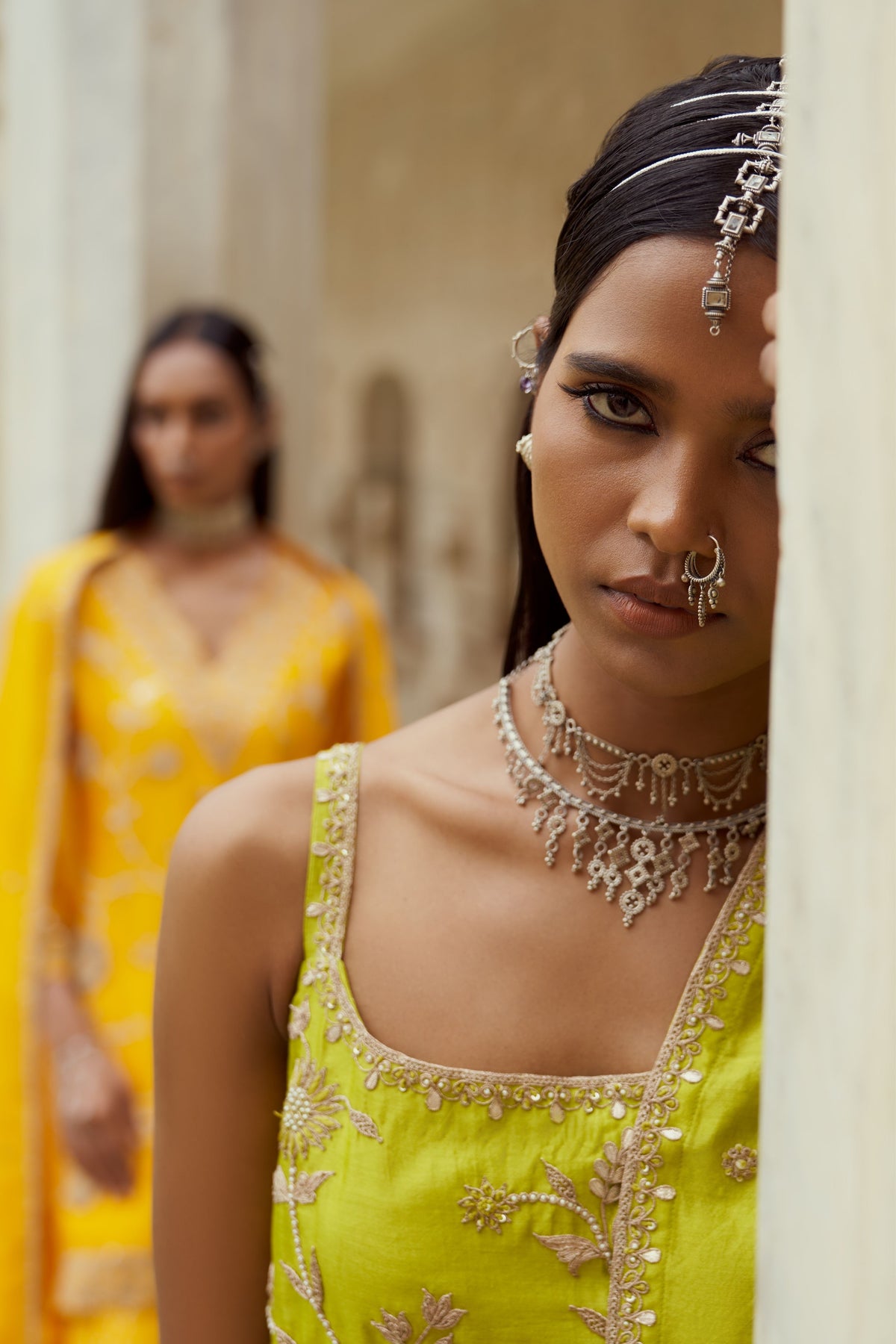 Strappy Sunflower Sharara Set