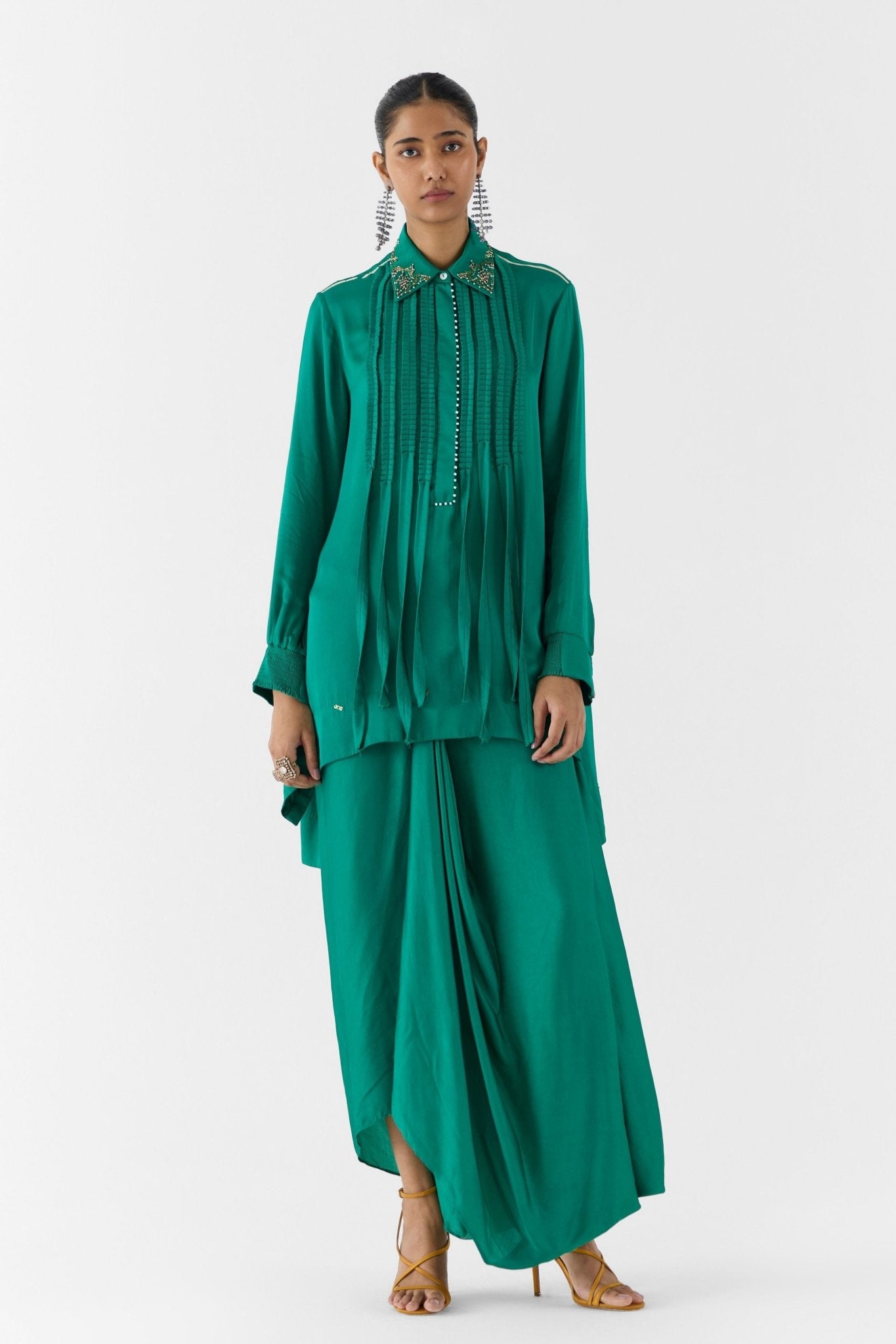 Jasper Asymmetric Co - ord Set - Studio Rigu - Elahe