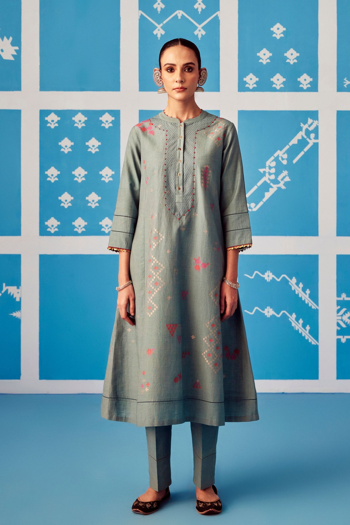 Asmani Kurta Set