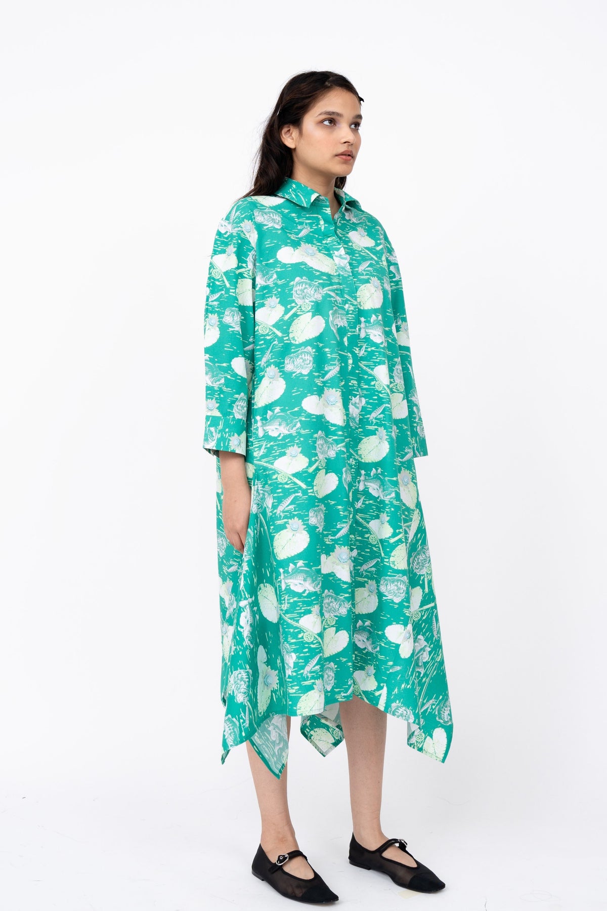 Fisherman Print New Hanker Dress