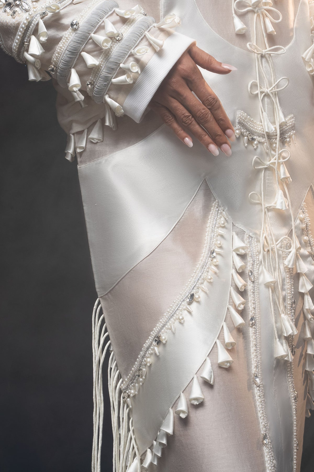 Sculptural Patchwork Dress