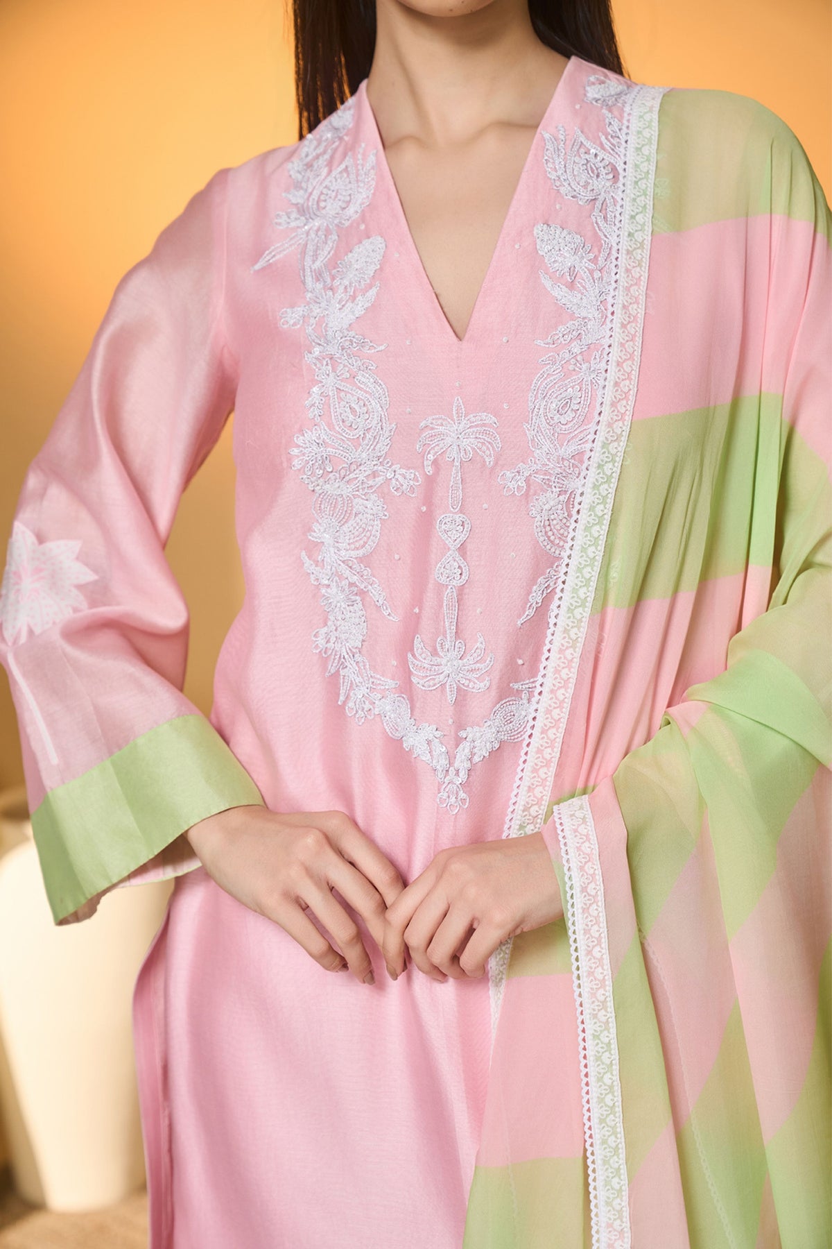 Blushing Bloom Kurta Set