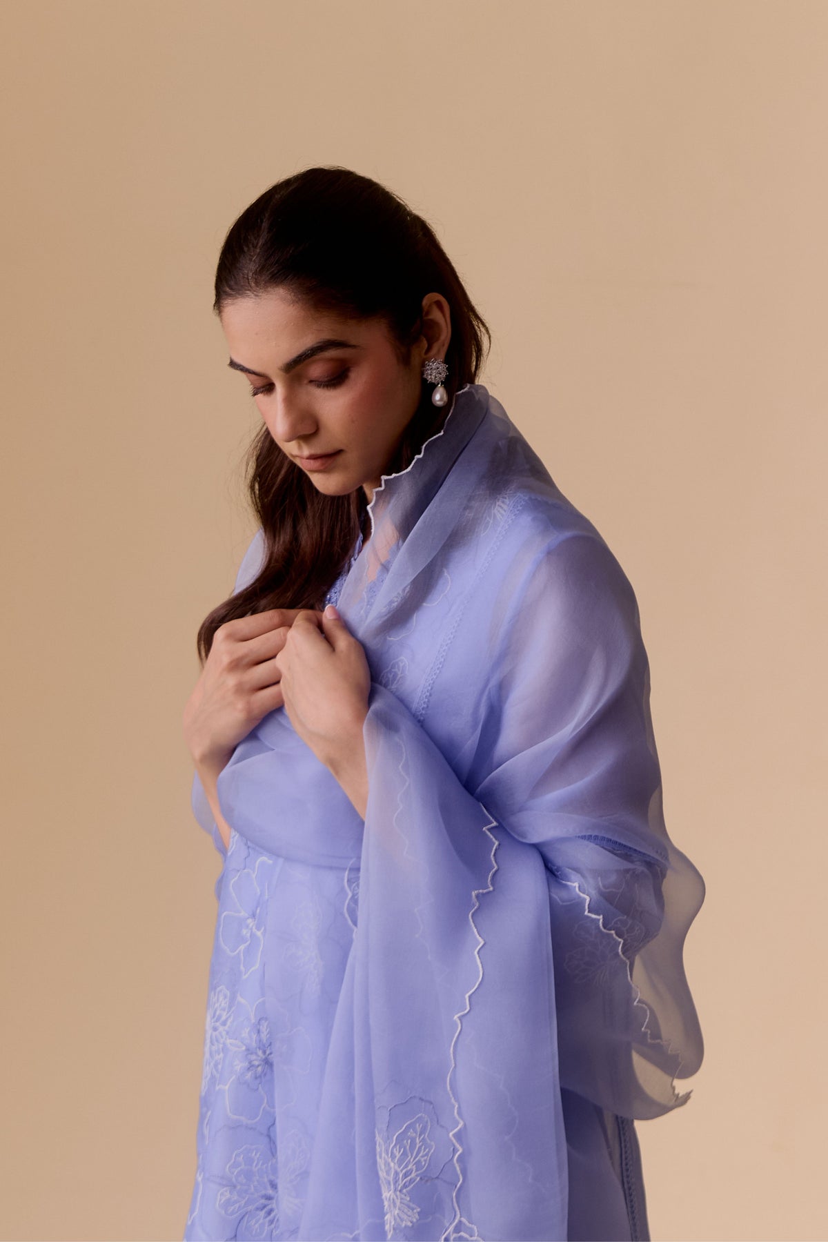 Farida Blue Kurta Set
