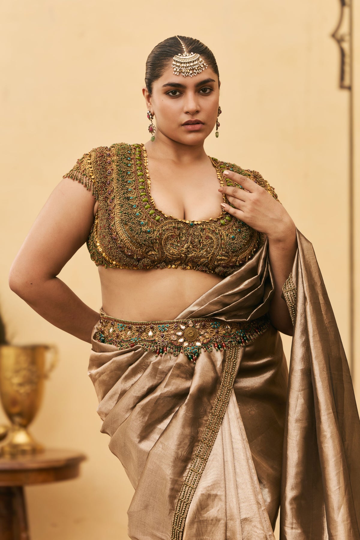 Bhoori Saree Set