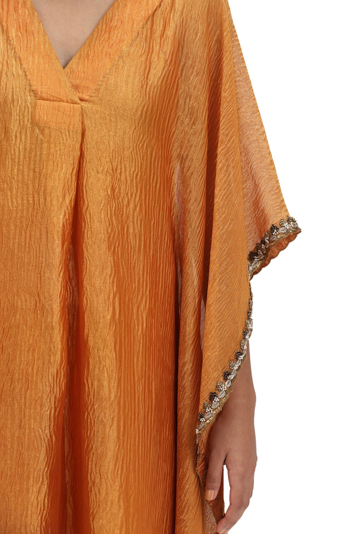 Visista Rust Kaftan Set