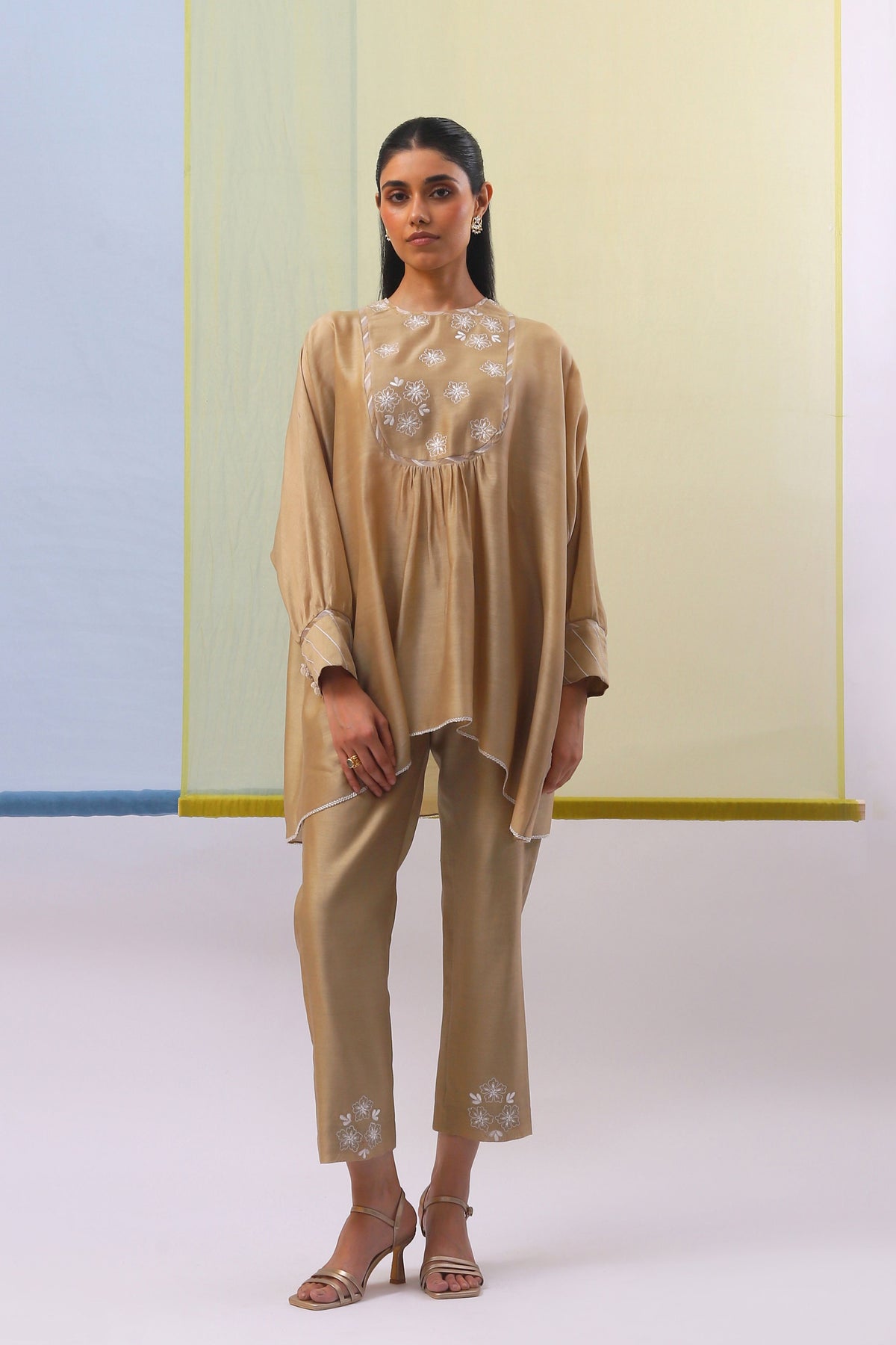 Beige Aida Co-ordinate Set