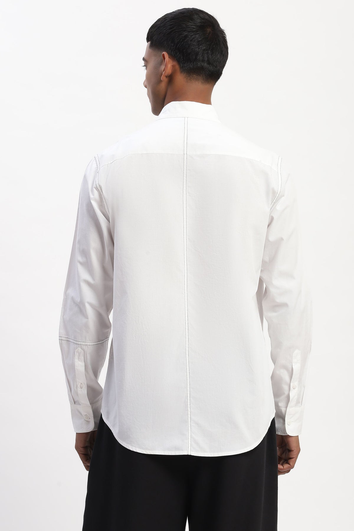 Tonal Patchwork Shirt