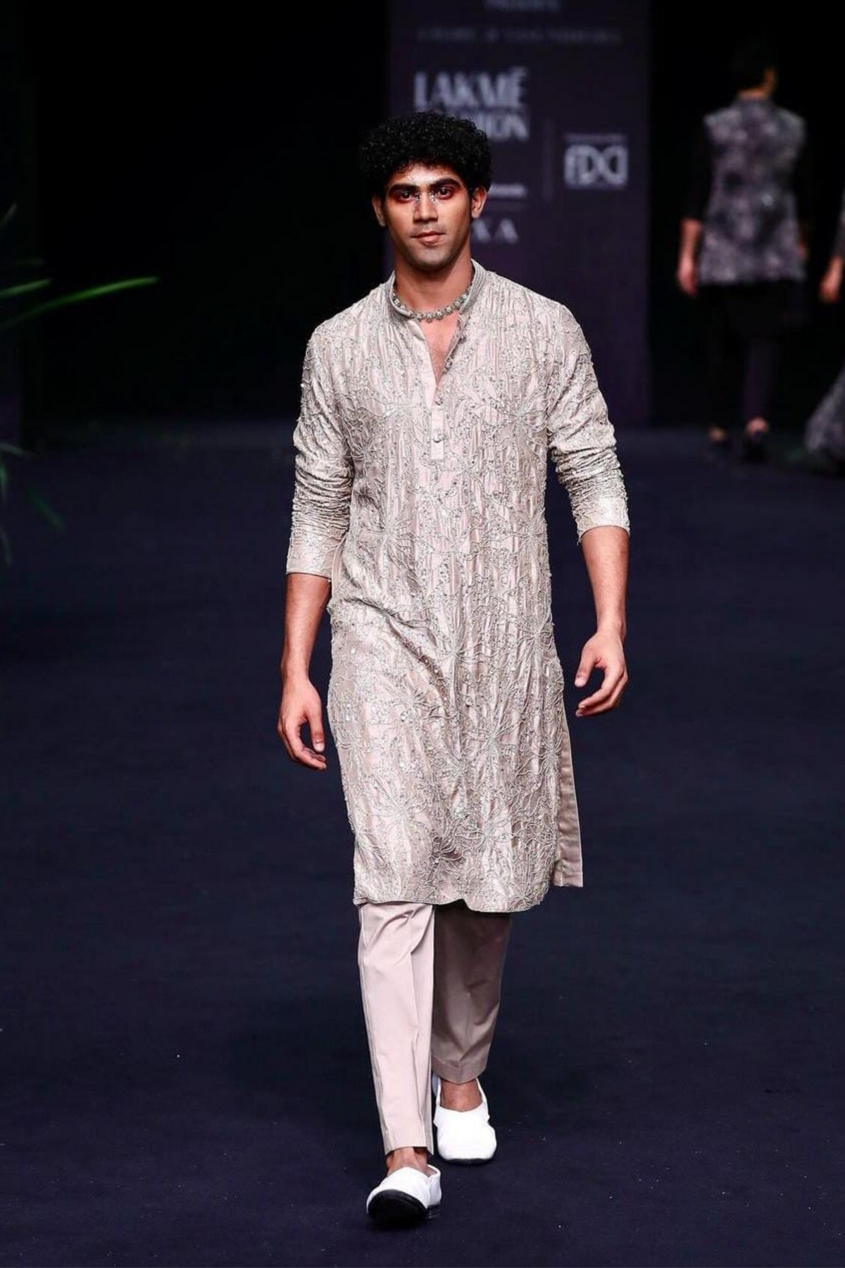 Videl Kurta Set in Champagne