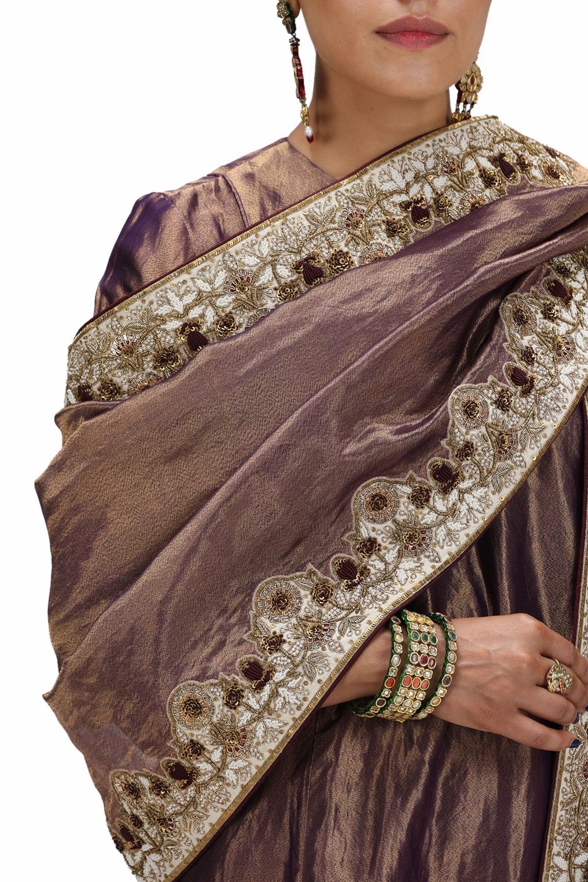 Kulina Dark Purple Kurta Set