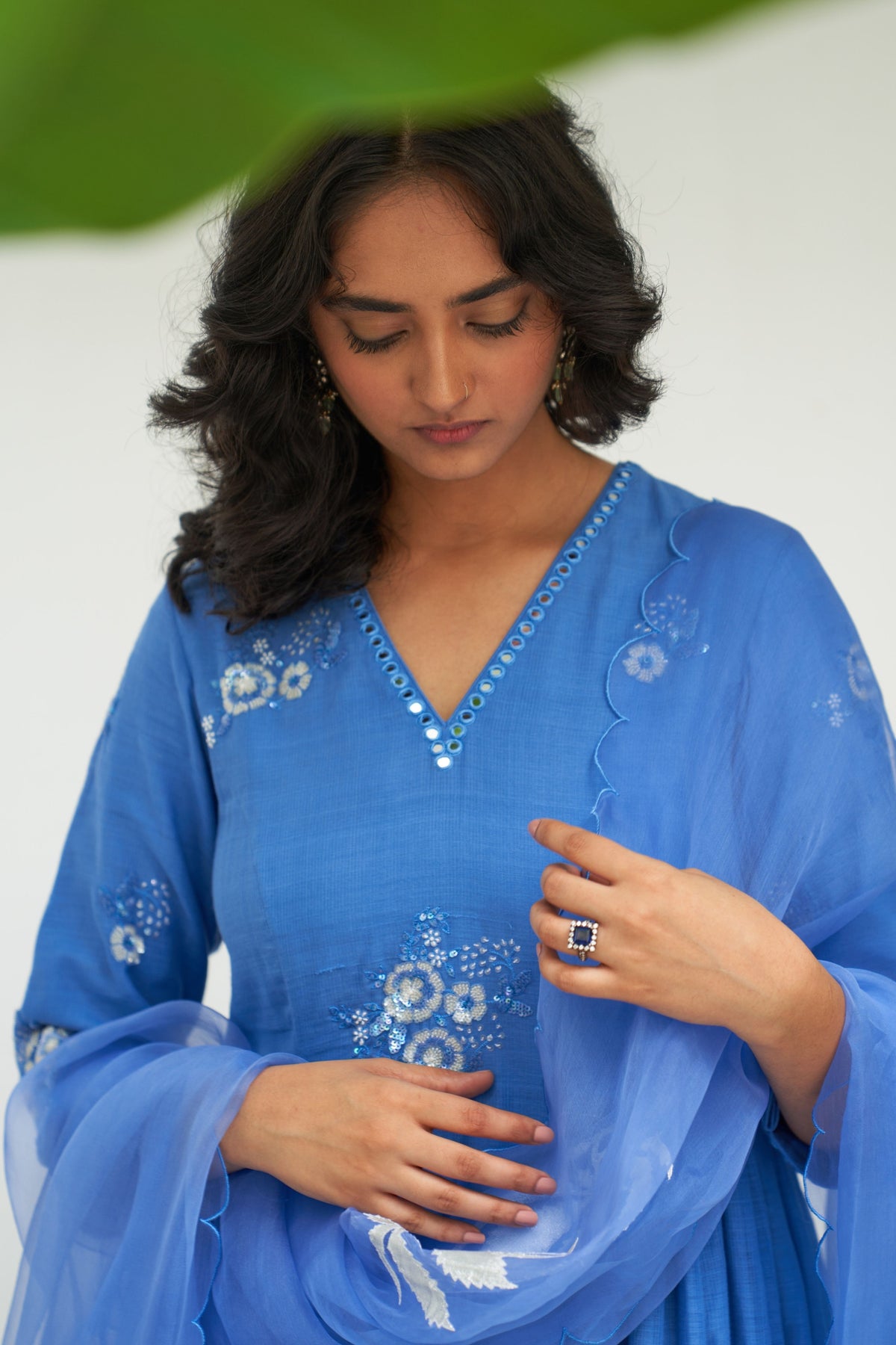Asmani Sitara Kali Kurta Set