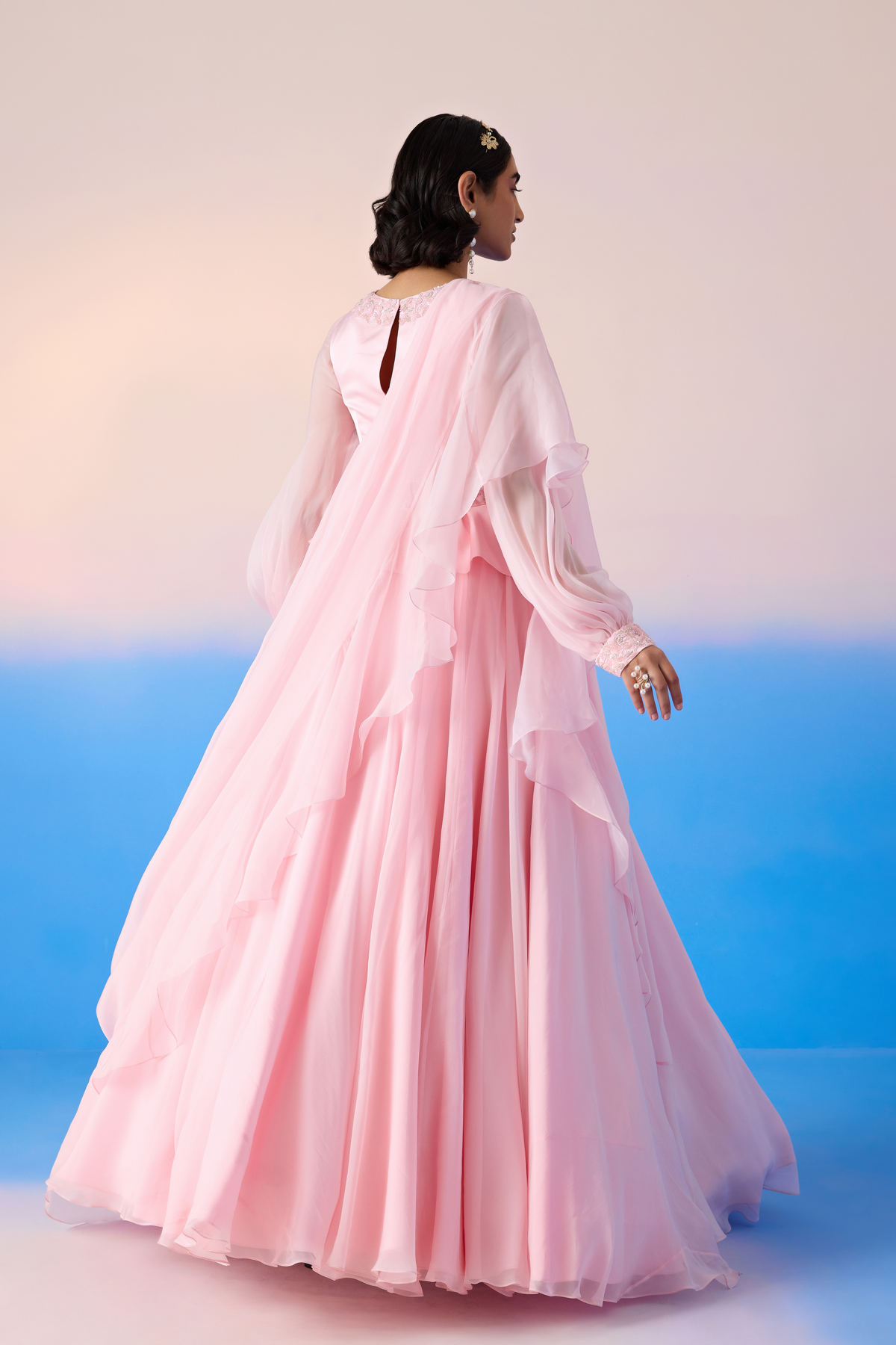 Carnation Pink Skirt Set