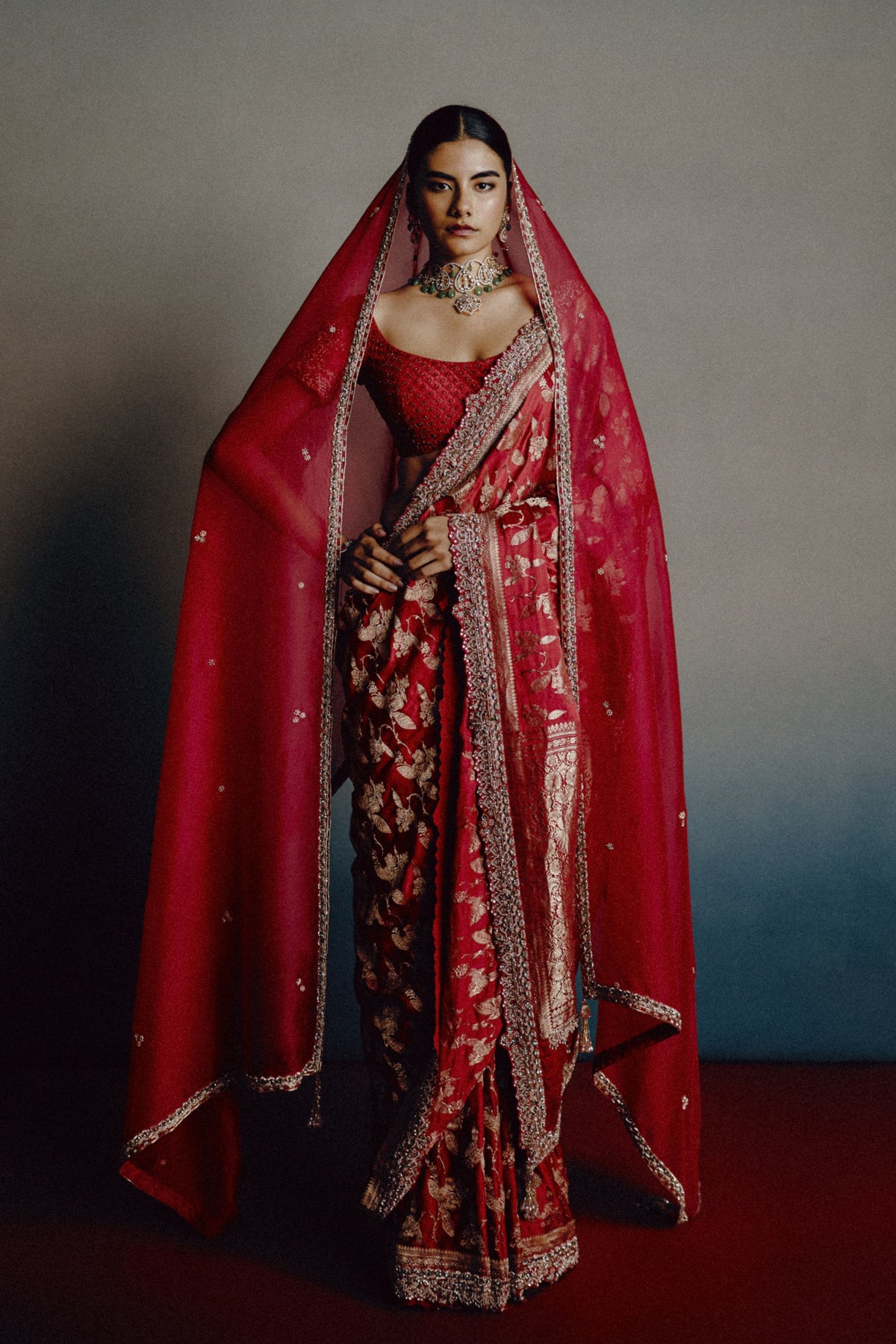 Red Epiphany Bridal Saree