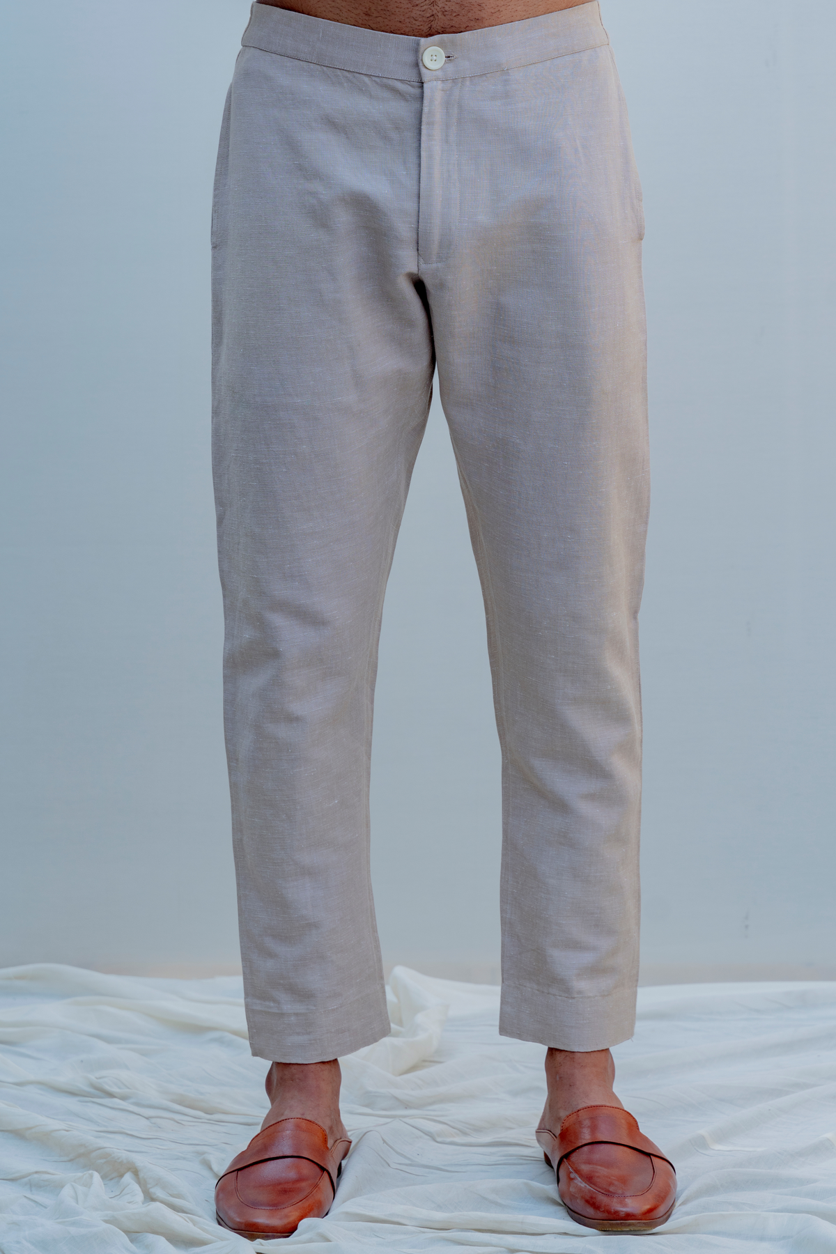 I and you jacket set in beige