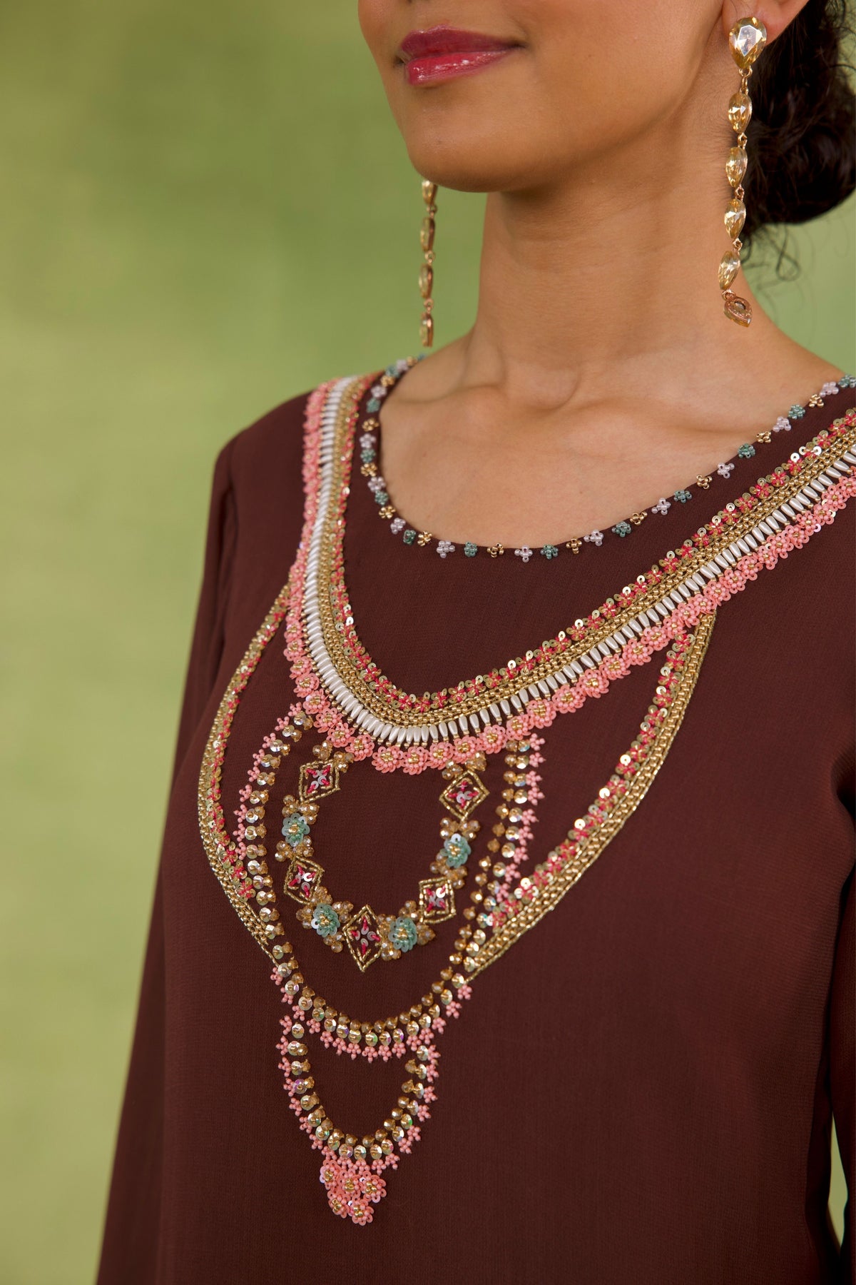 Walnut Brown Kurta Set