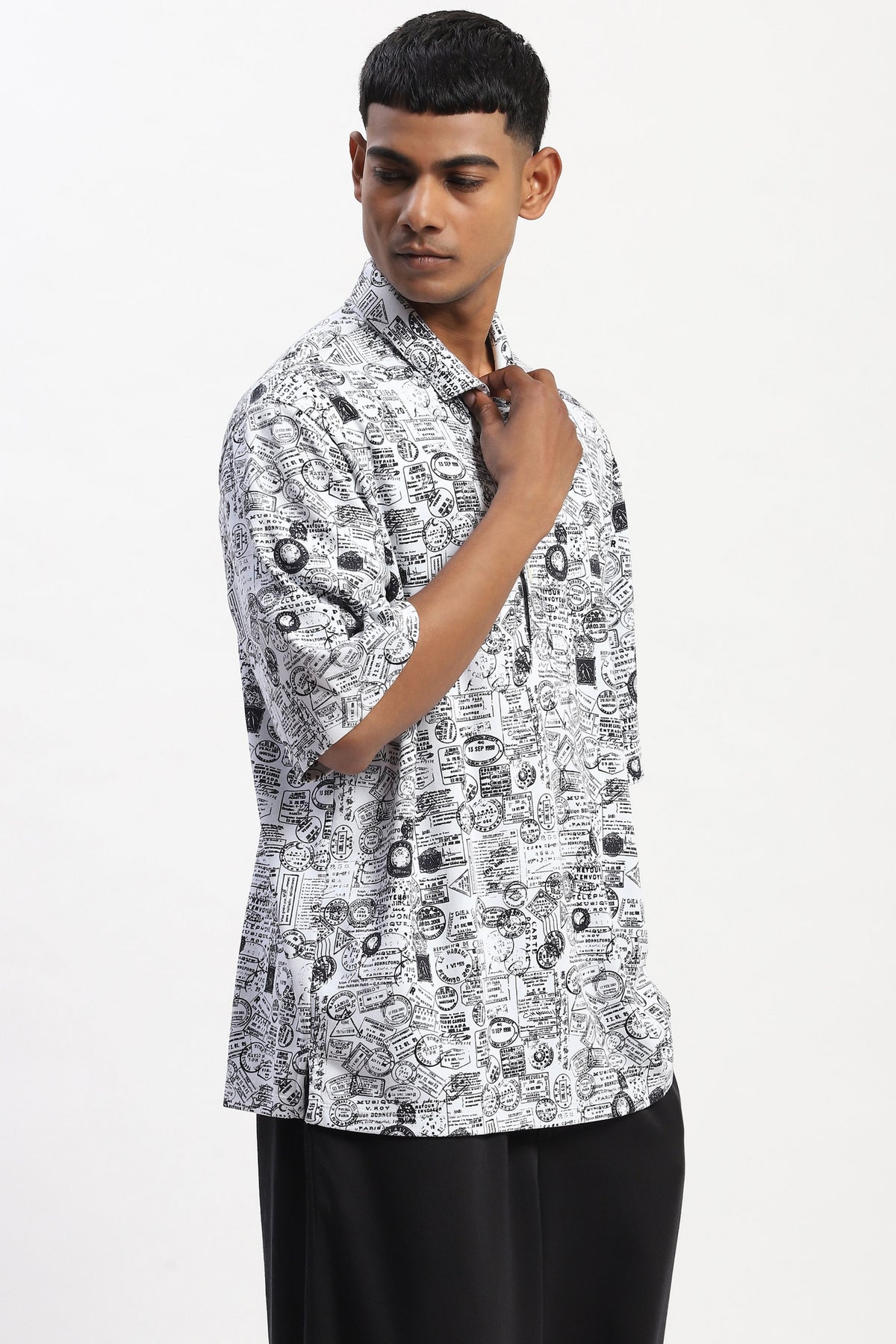 Stamp Print T-shirt