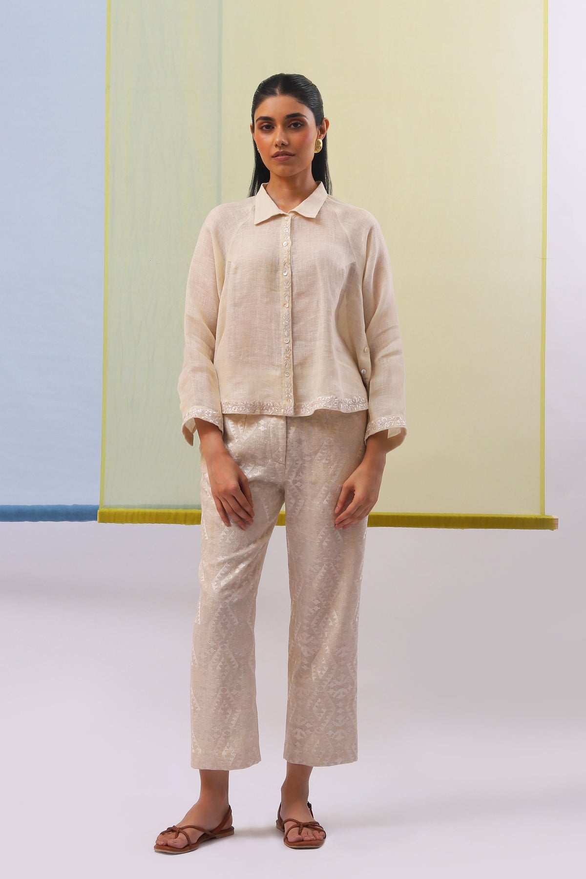 Beige Aami Co-ordinate Set