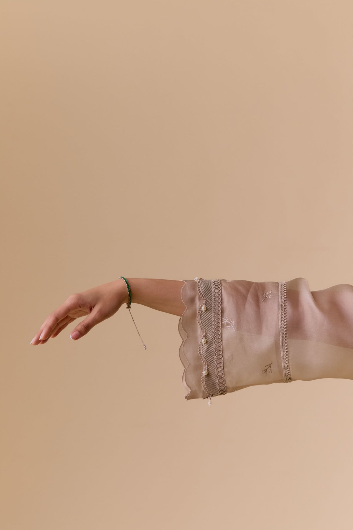 Ambreen Beige Kurta Set