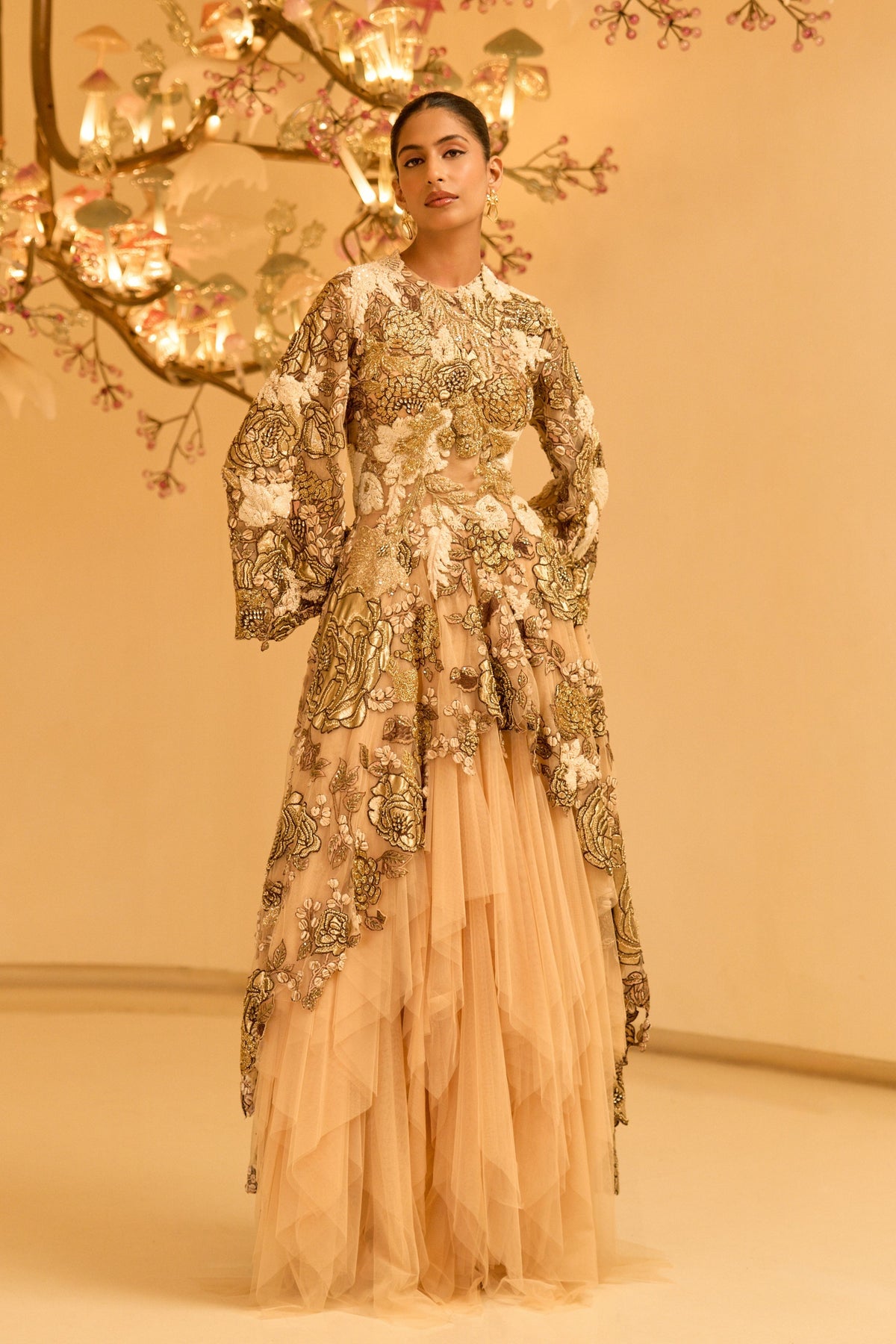 Gilded Skirt Set