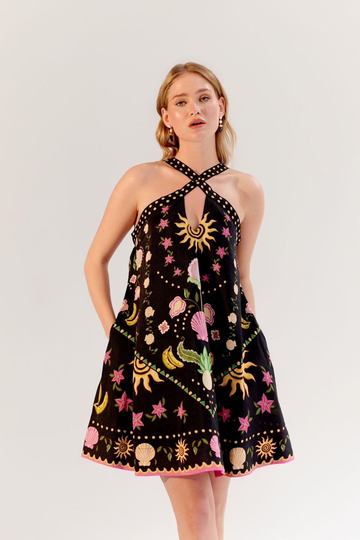 Seashell Aida Mini Dress