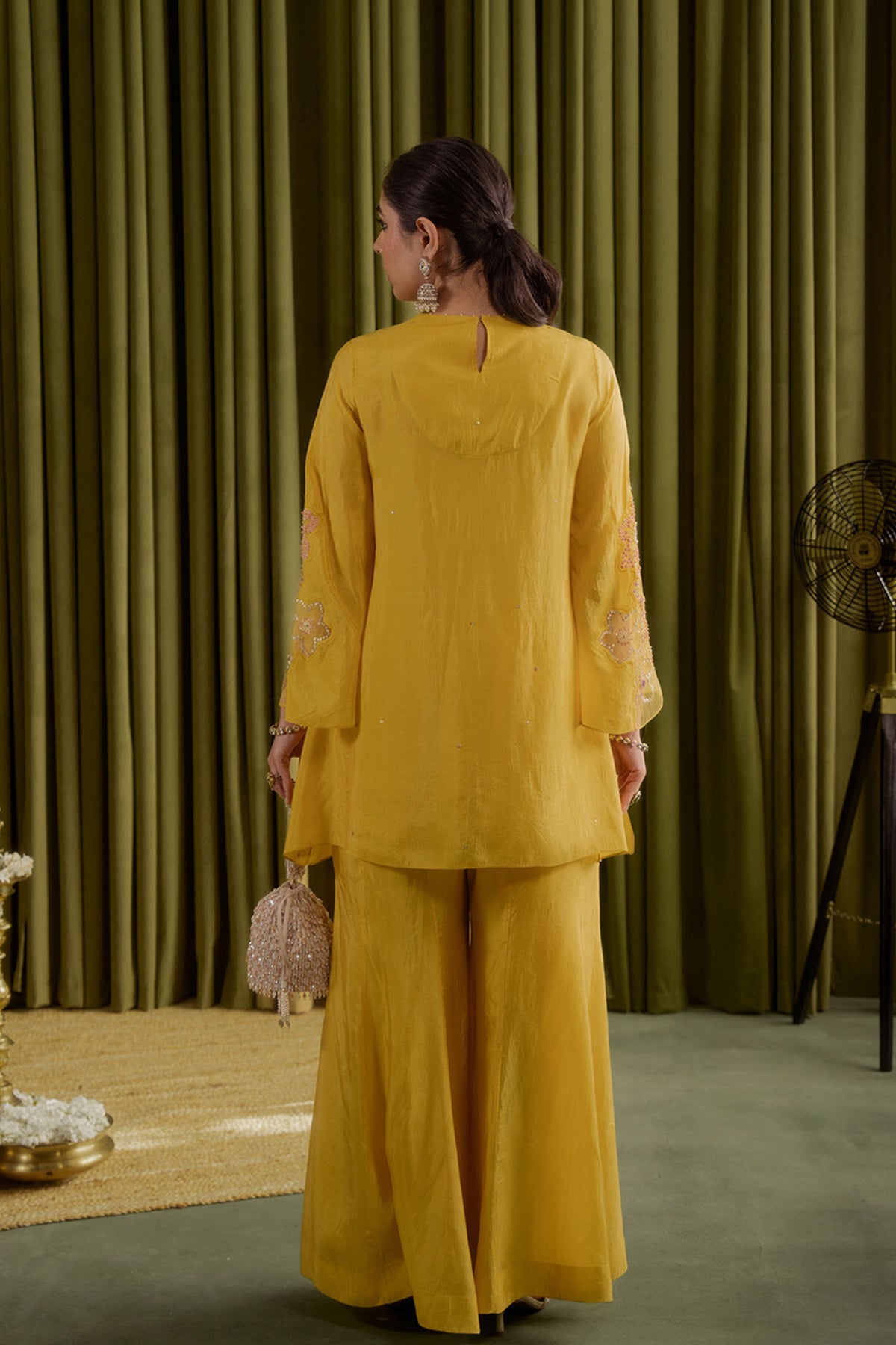 Mango Embroidered Sharara Set