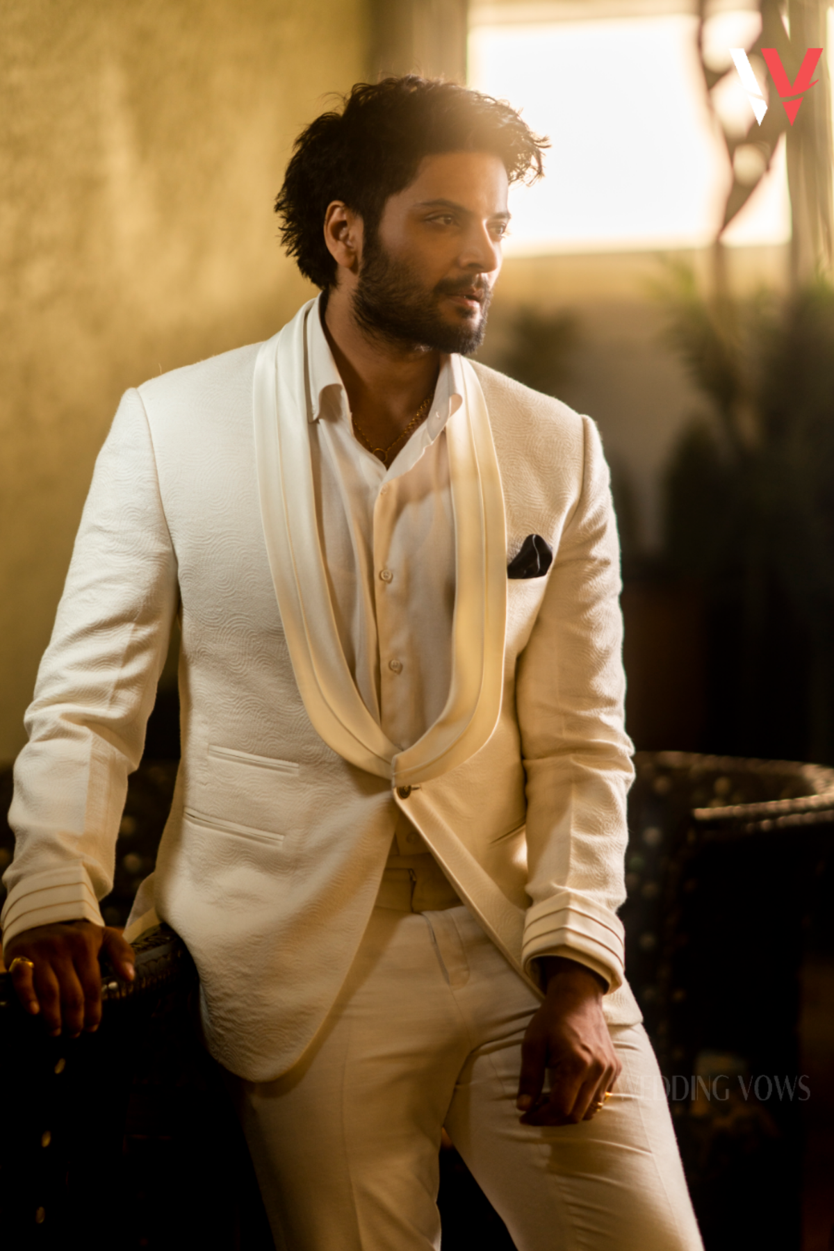 Ali Fazal In Textured Fabric Tuxedo Set