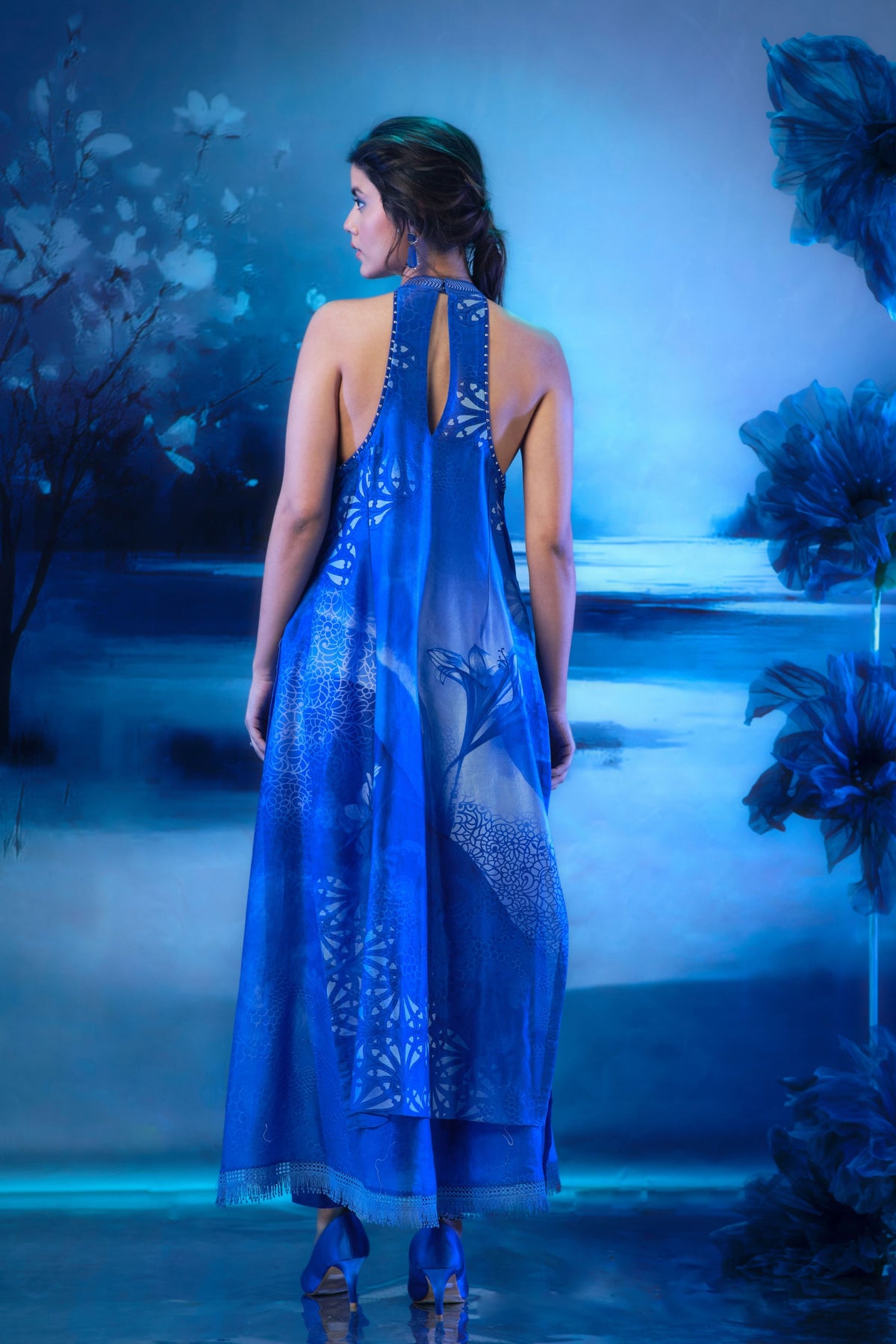 Twilight Halter Neck Kurta Set