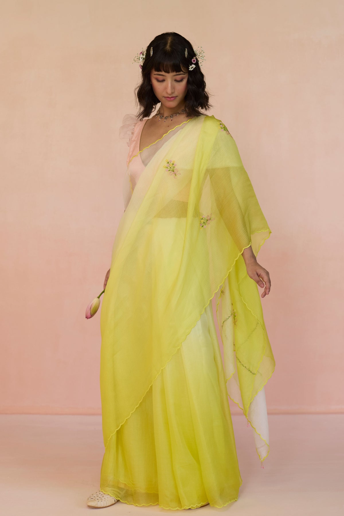 Kota Doria Silk Saree