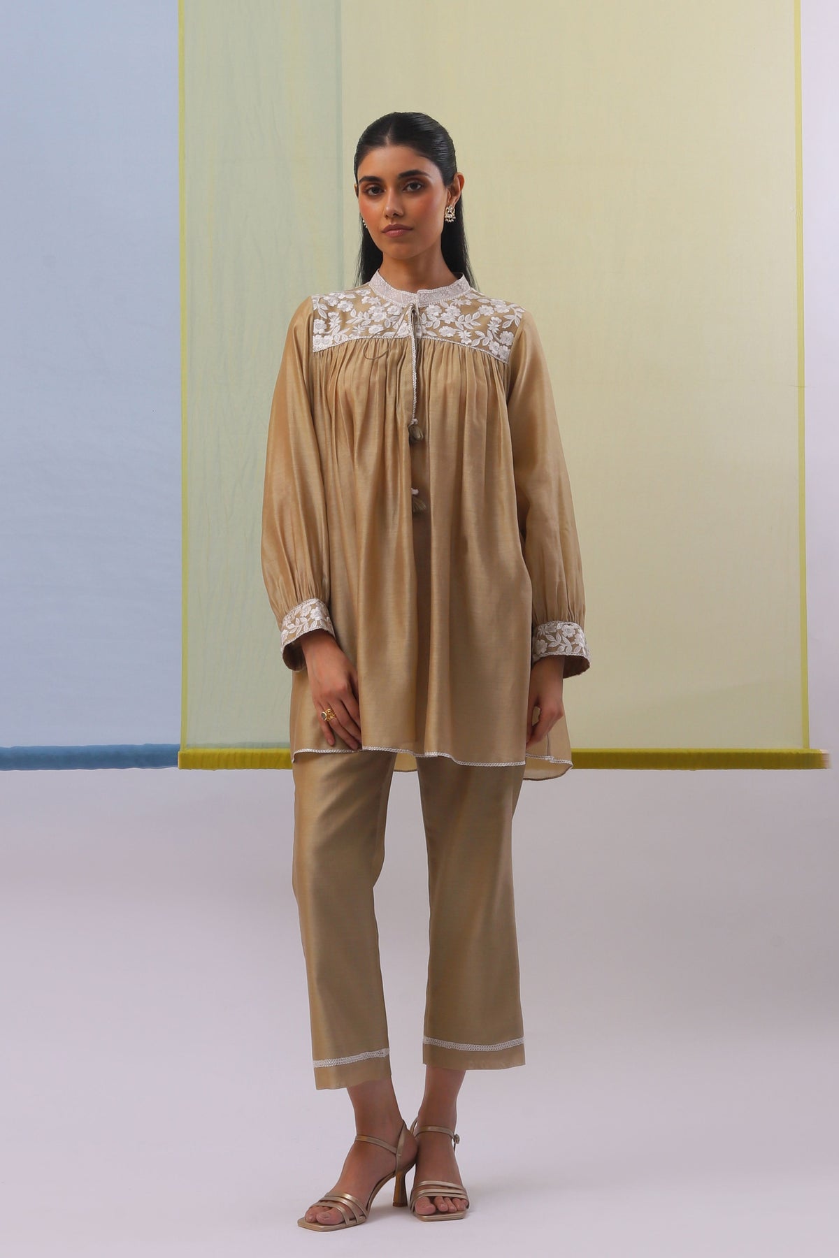 Beige Nuri Co-ordinate Set