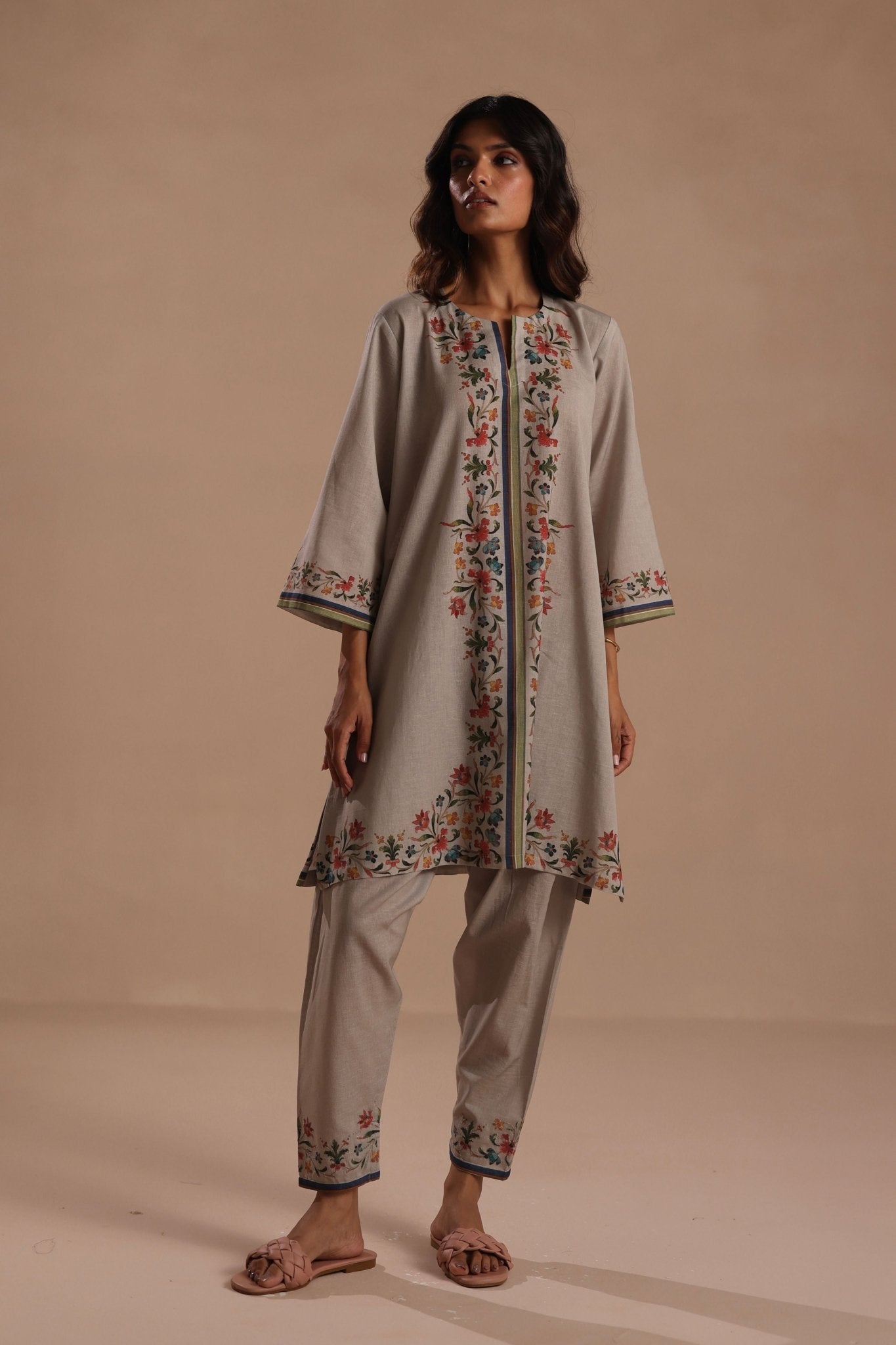 Ana Tunic Set - Roza Pret - Elahe