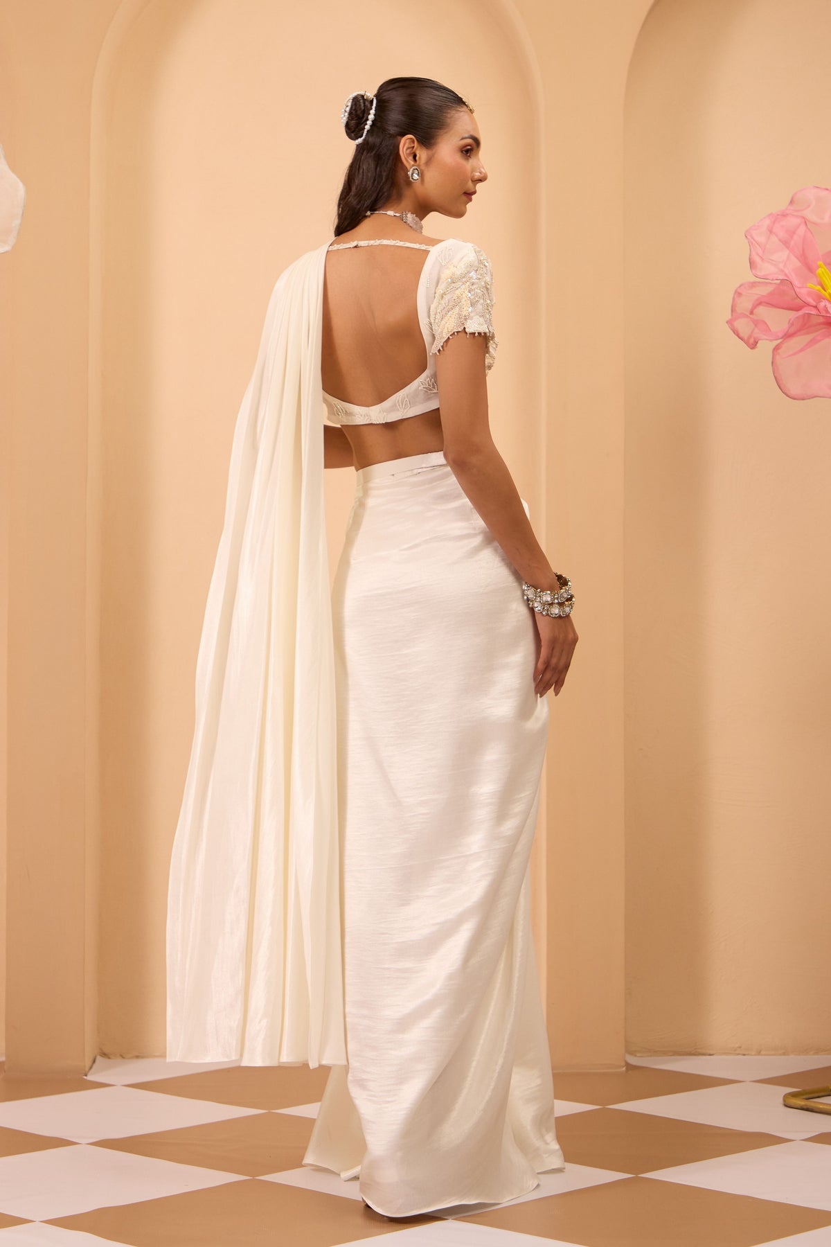 Organza Saree Set