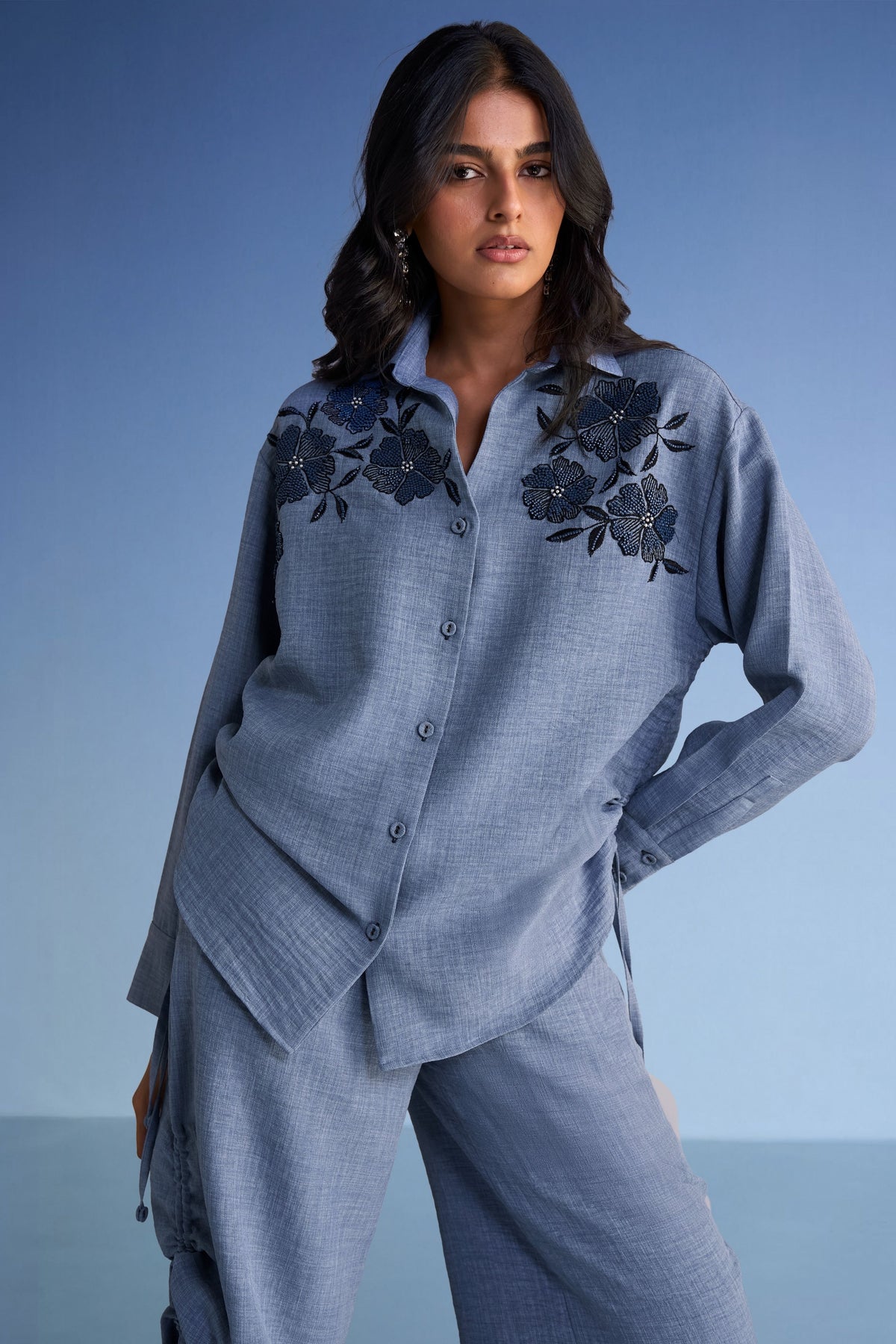 Dusty Blue Shirt