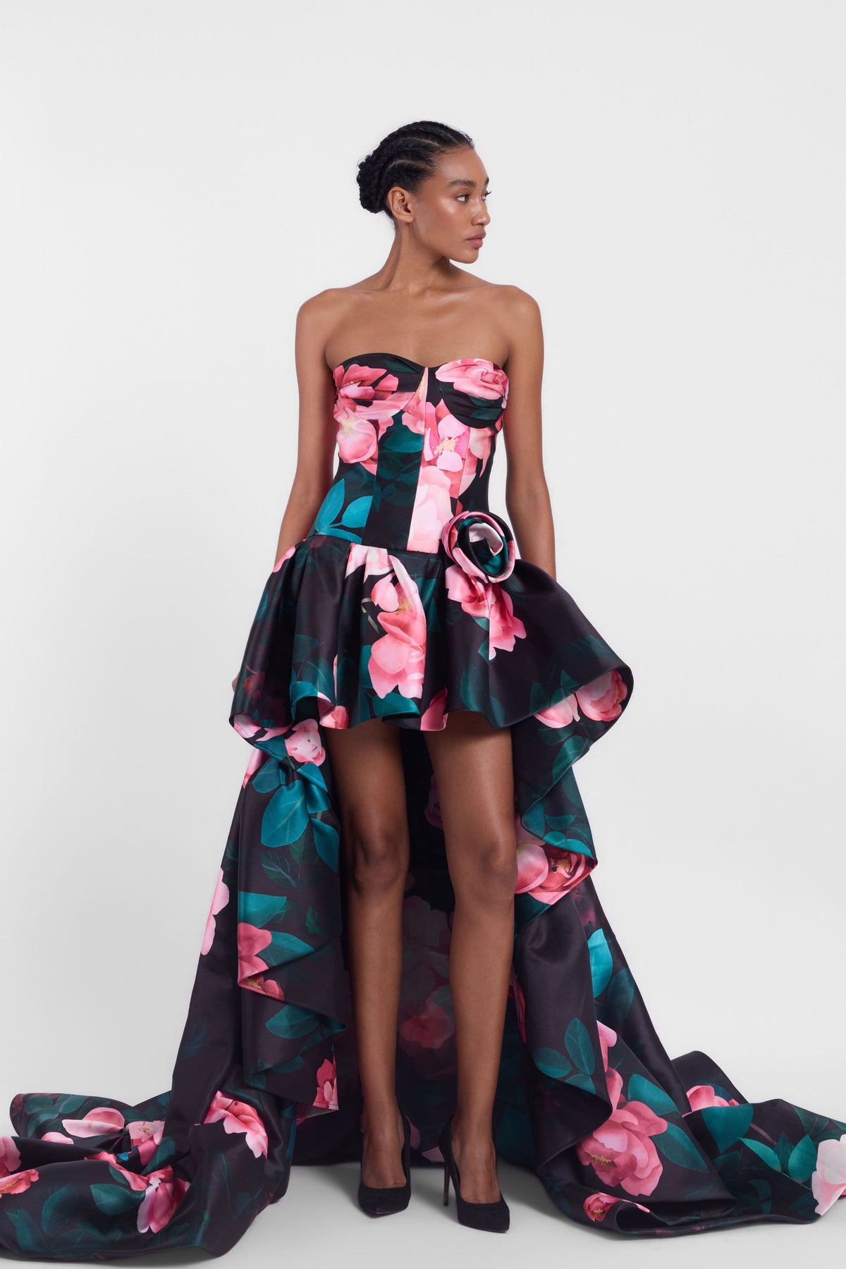 Strapless High-low Gown