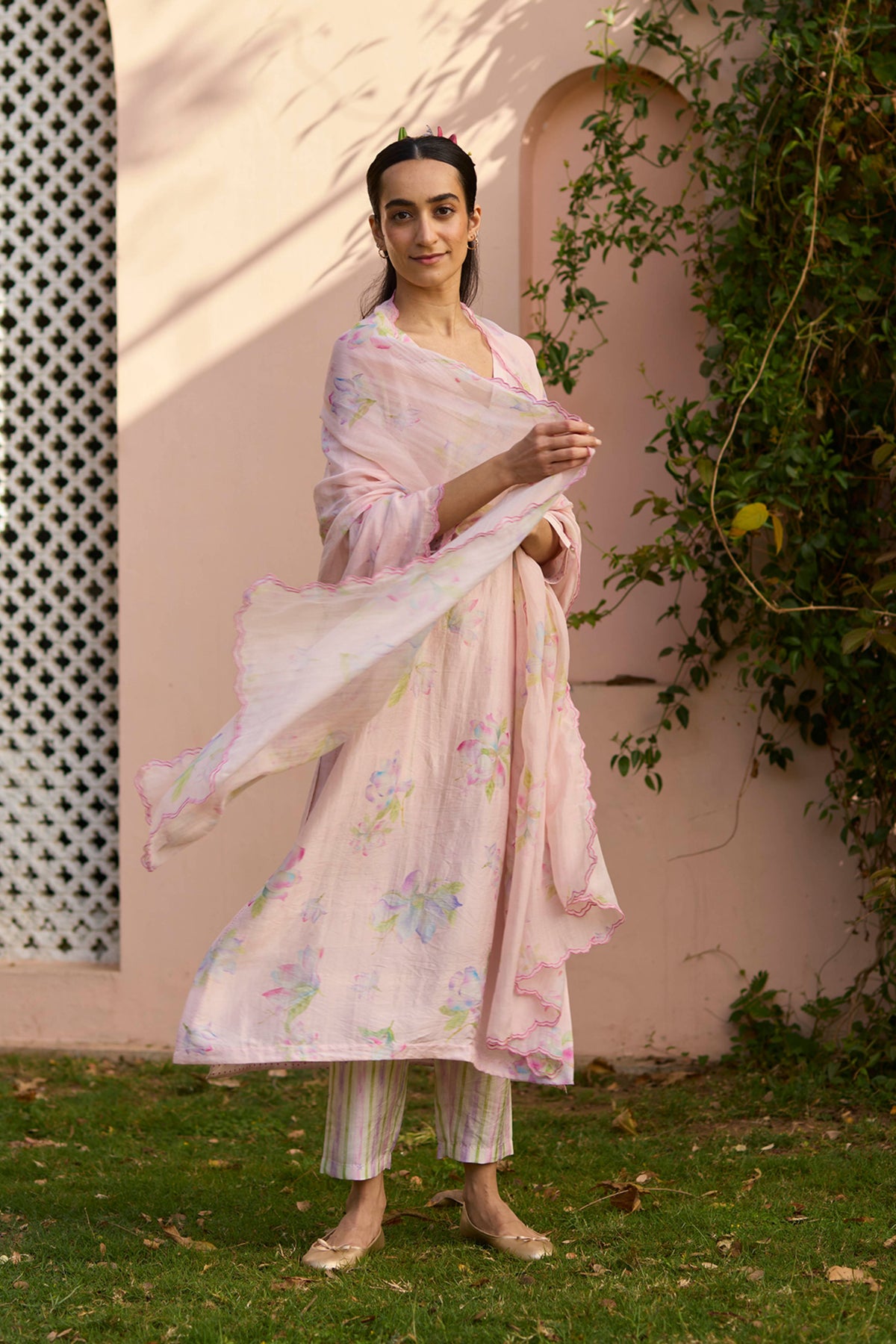 Dawn Magnolia Pink Kurta Set