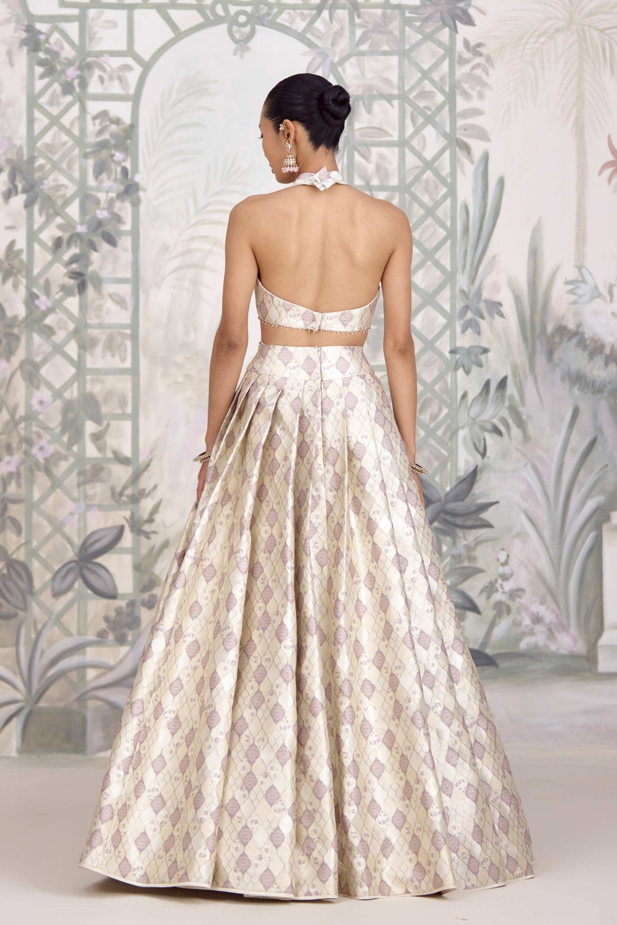 Winter White Lehenga Set