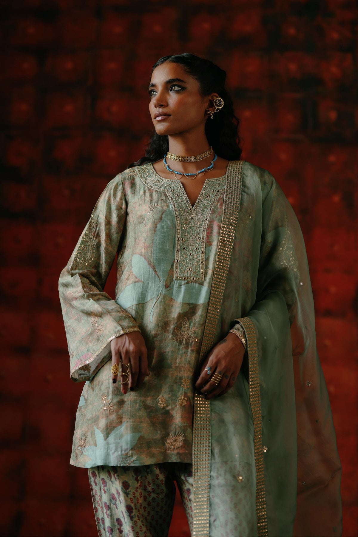Mint Kurta Set