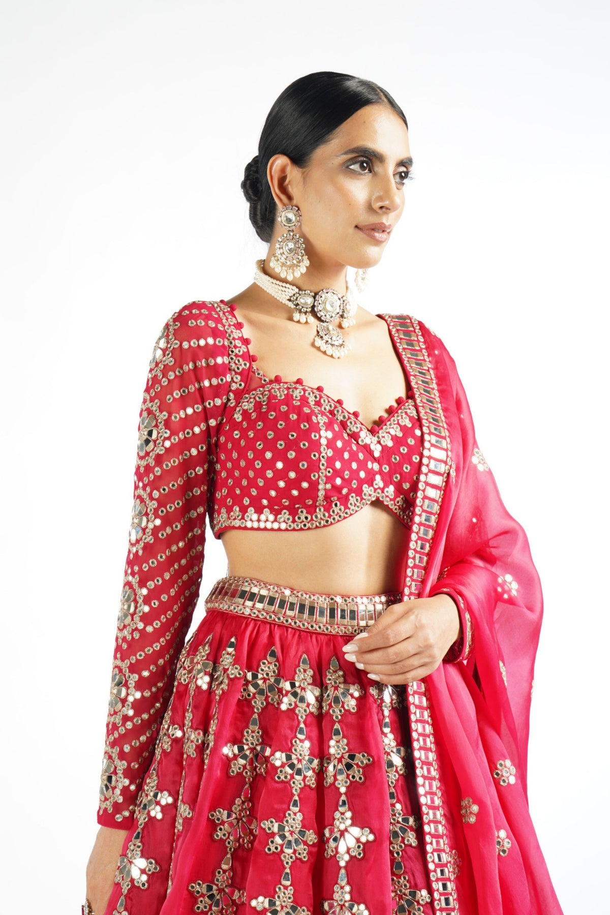 Chandelier Drop Lehenga Set