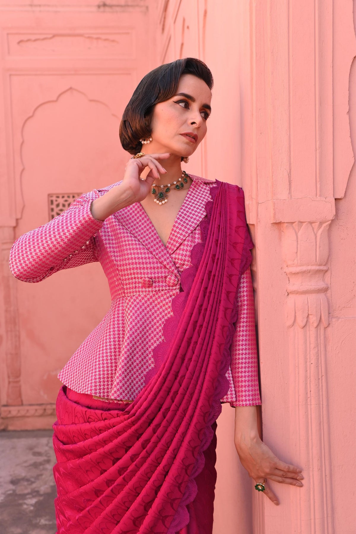 Embroidery Handloom Saree