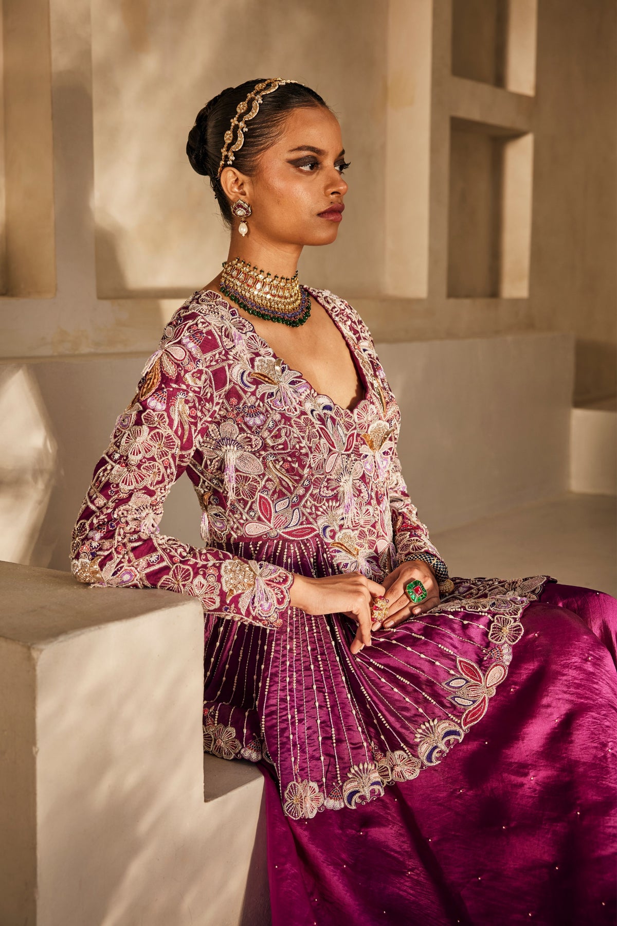 Mahira Peplum Set