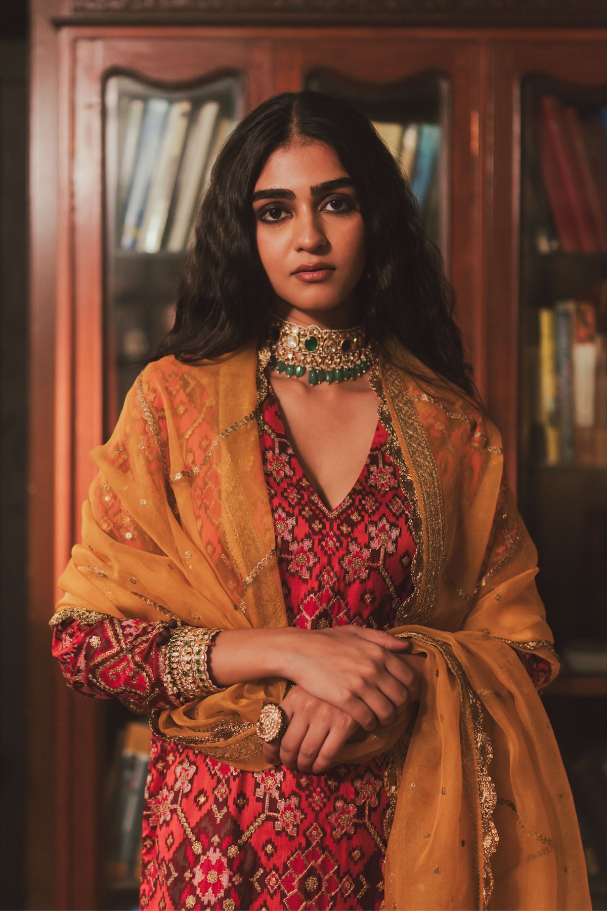 Nupur Rust Kurta Set